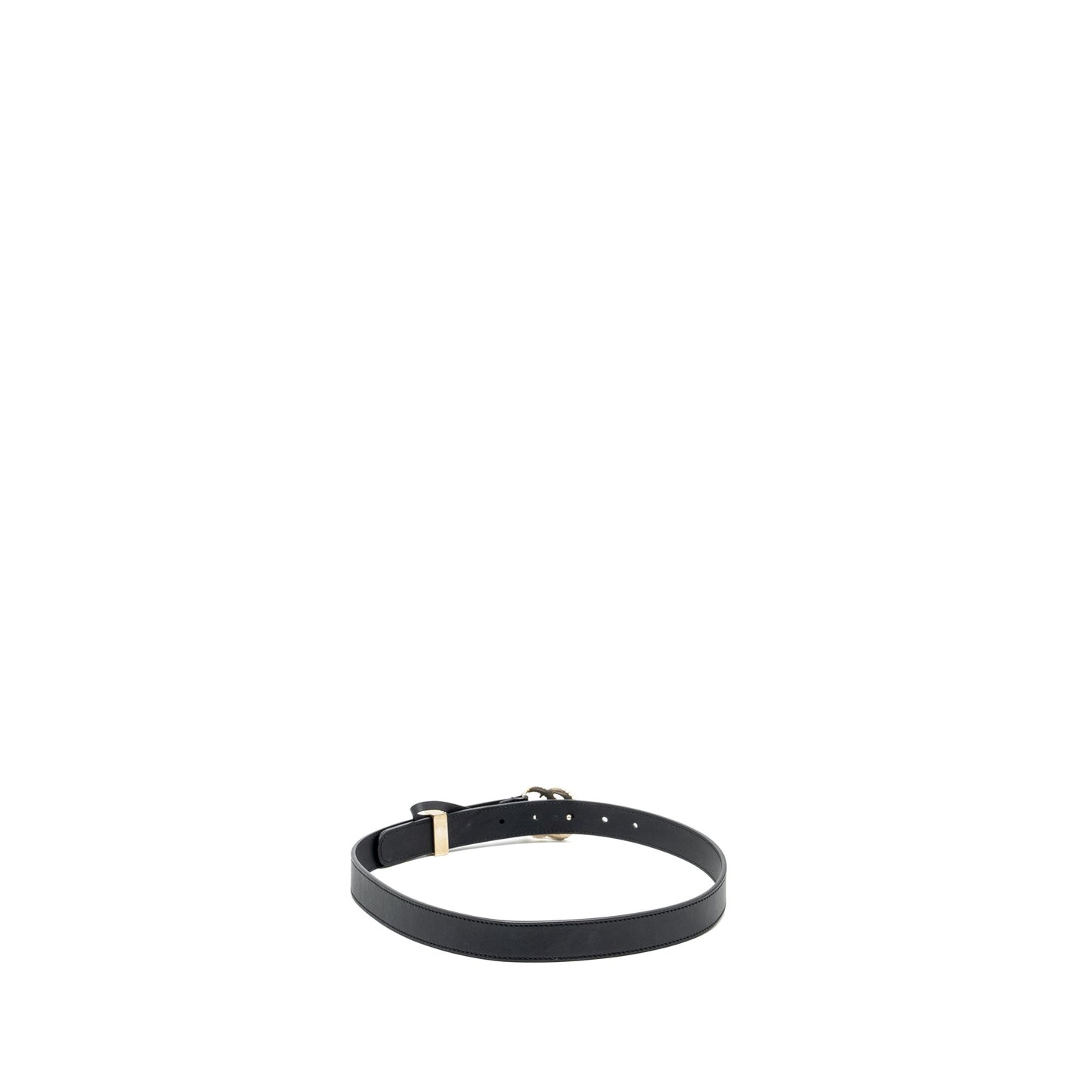 Gucci size 75 30mm marmont belt with double G buckle black