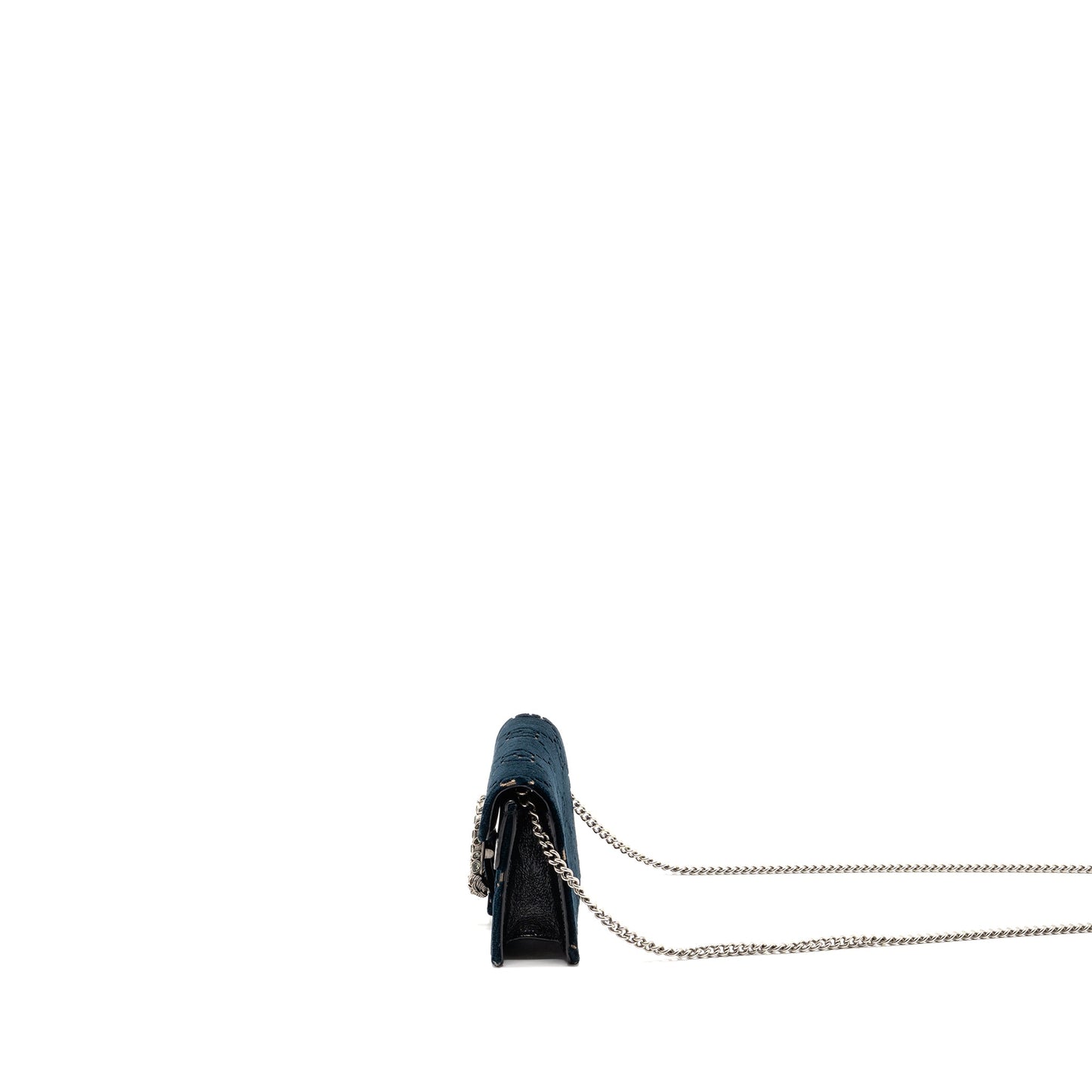 Gucci Dionysus Super Mini Purse Velvet Dark Blue