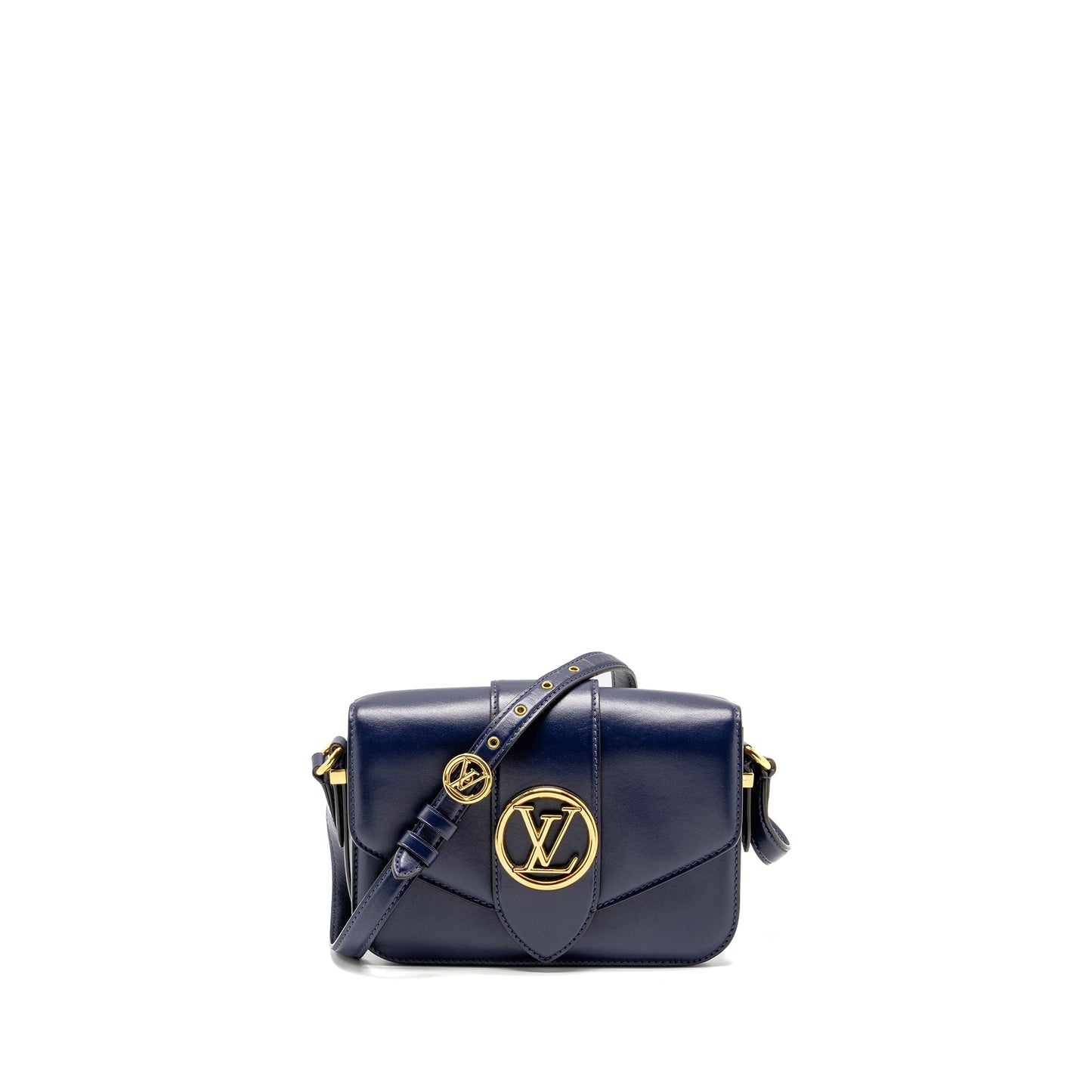 Louis Vuitton Pont 9 Calfskin Dark Blue