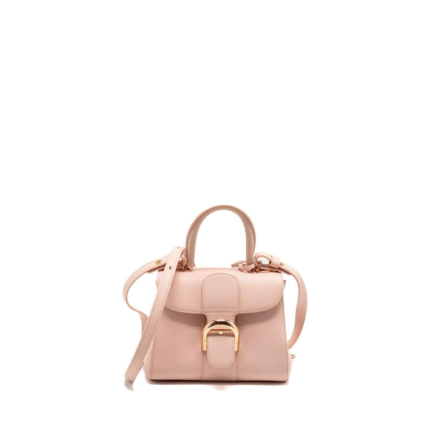 Delvaux Mini Brilliant Purse Calfskin Pink