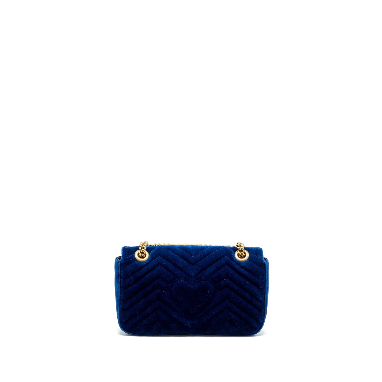 Gucci Small Marmont Mini Purse Velvet Blue