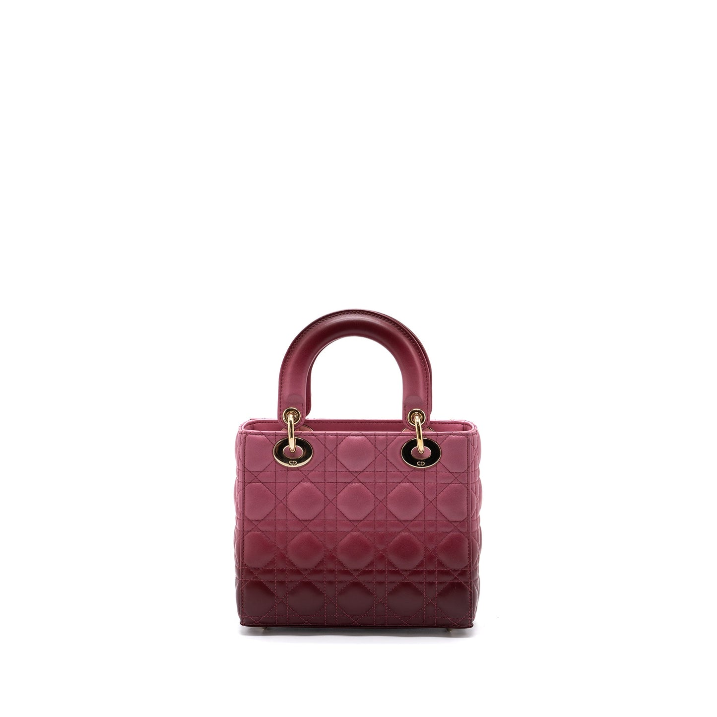 Dior My Dior Small Lady Dior Cannage Lambskin Pink Gradient