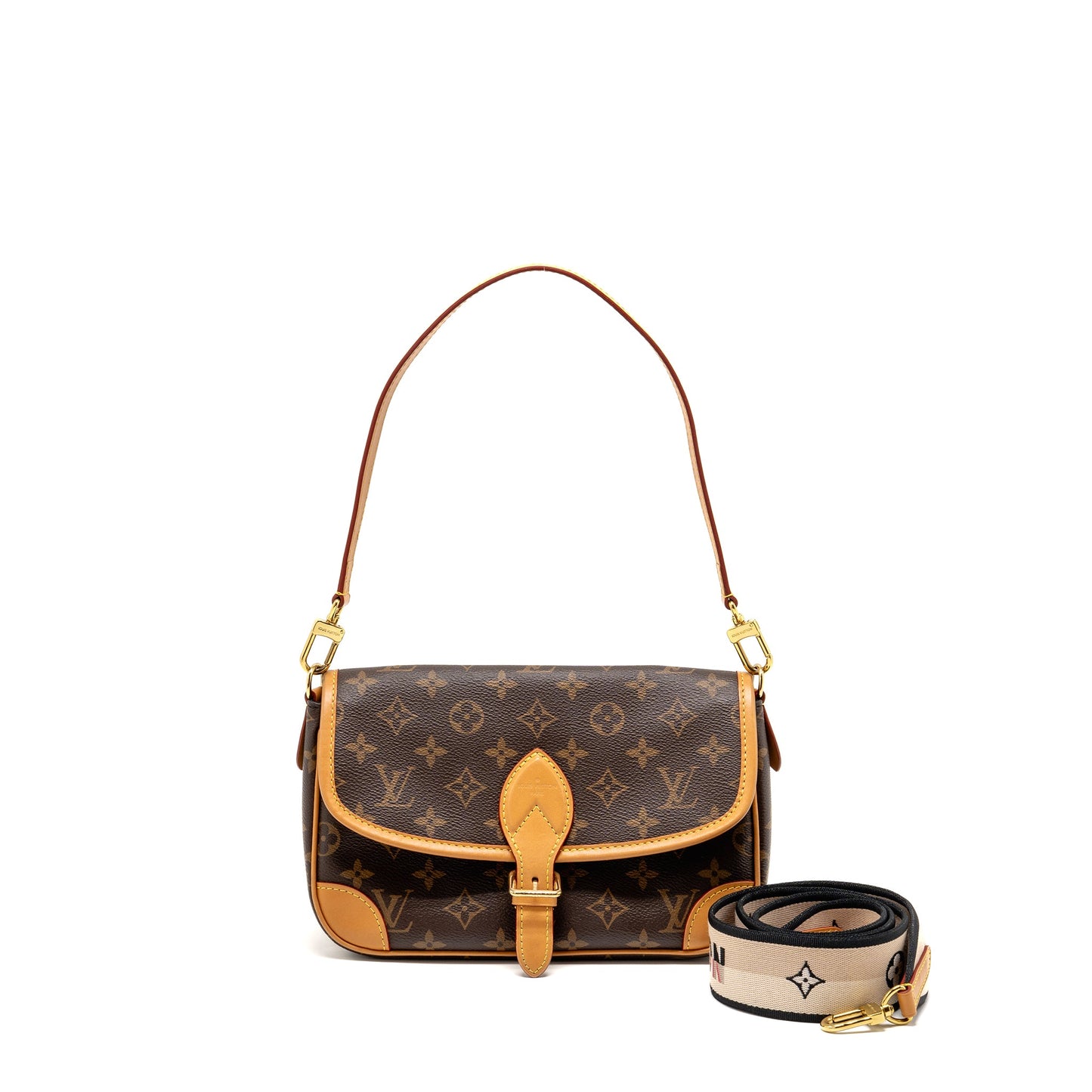 Louis Vuitton Diane Purse Monogram Canvas
