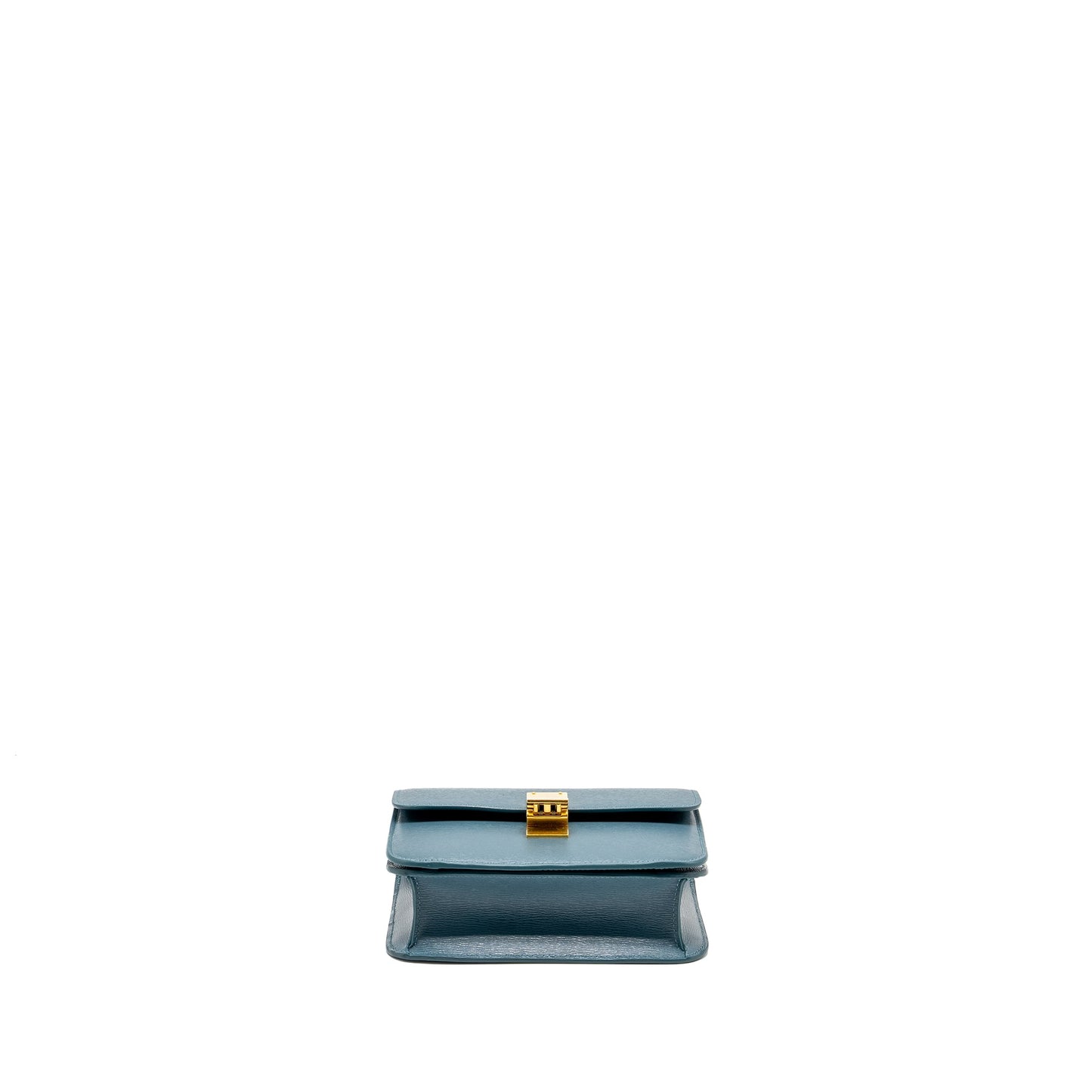 Celine Teen Classic Box Purse Calfskin Green Smoke