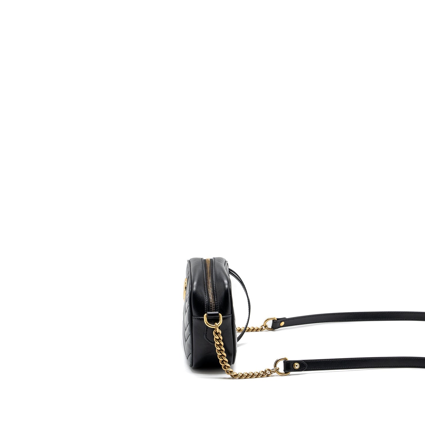 Gucci Marmont Camera Purse leather Black