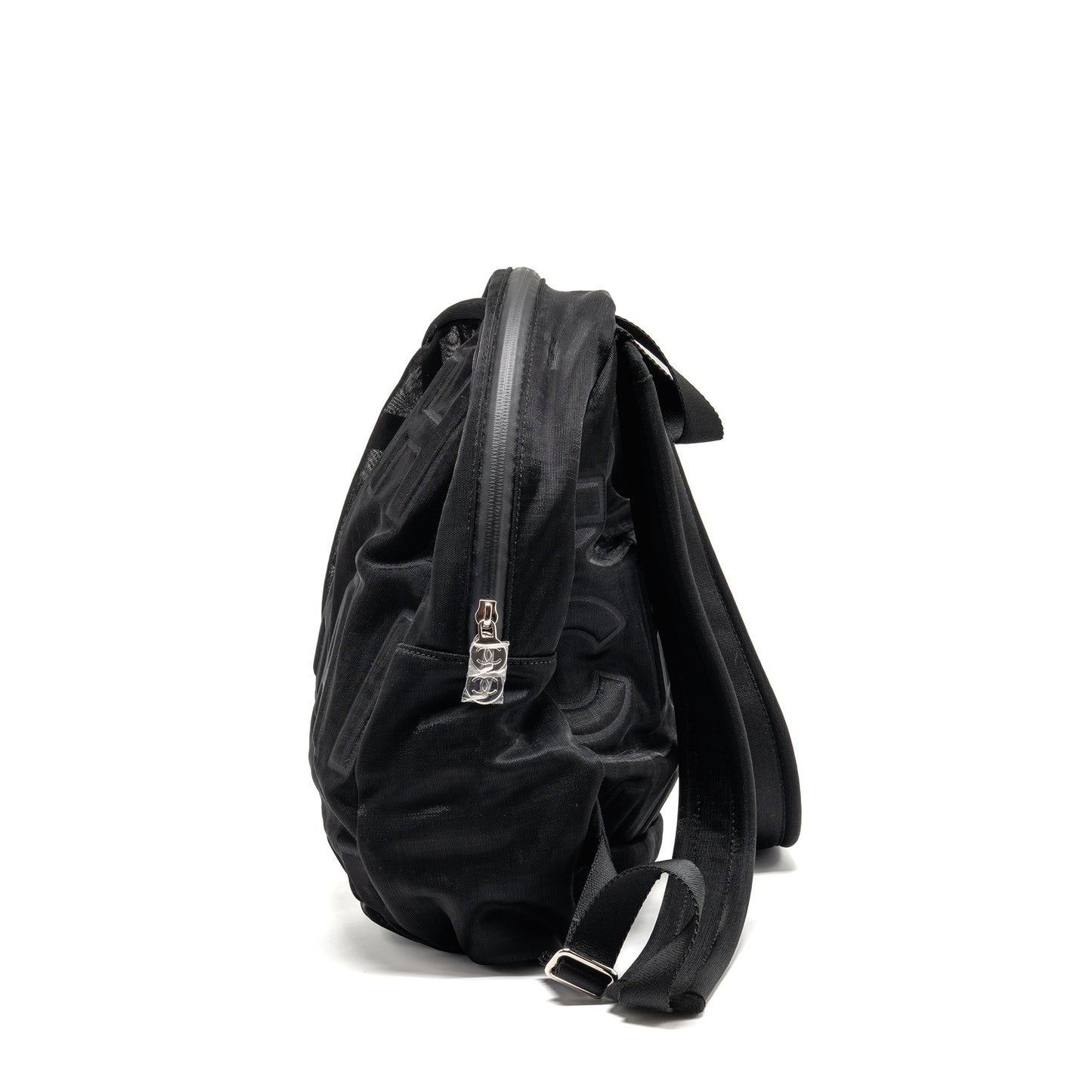 Chanel coco neige Backpack mesh black SHW