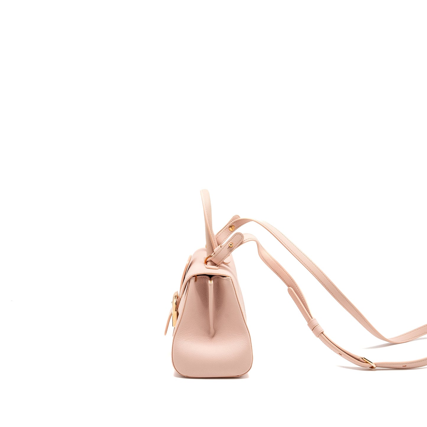 Delvaux Mini Brilliant Purse Calfskin Pink