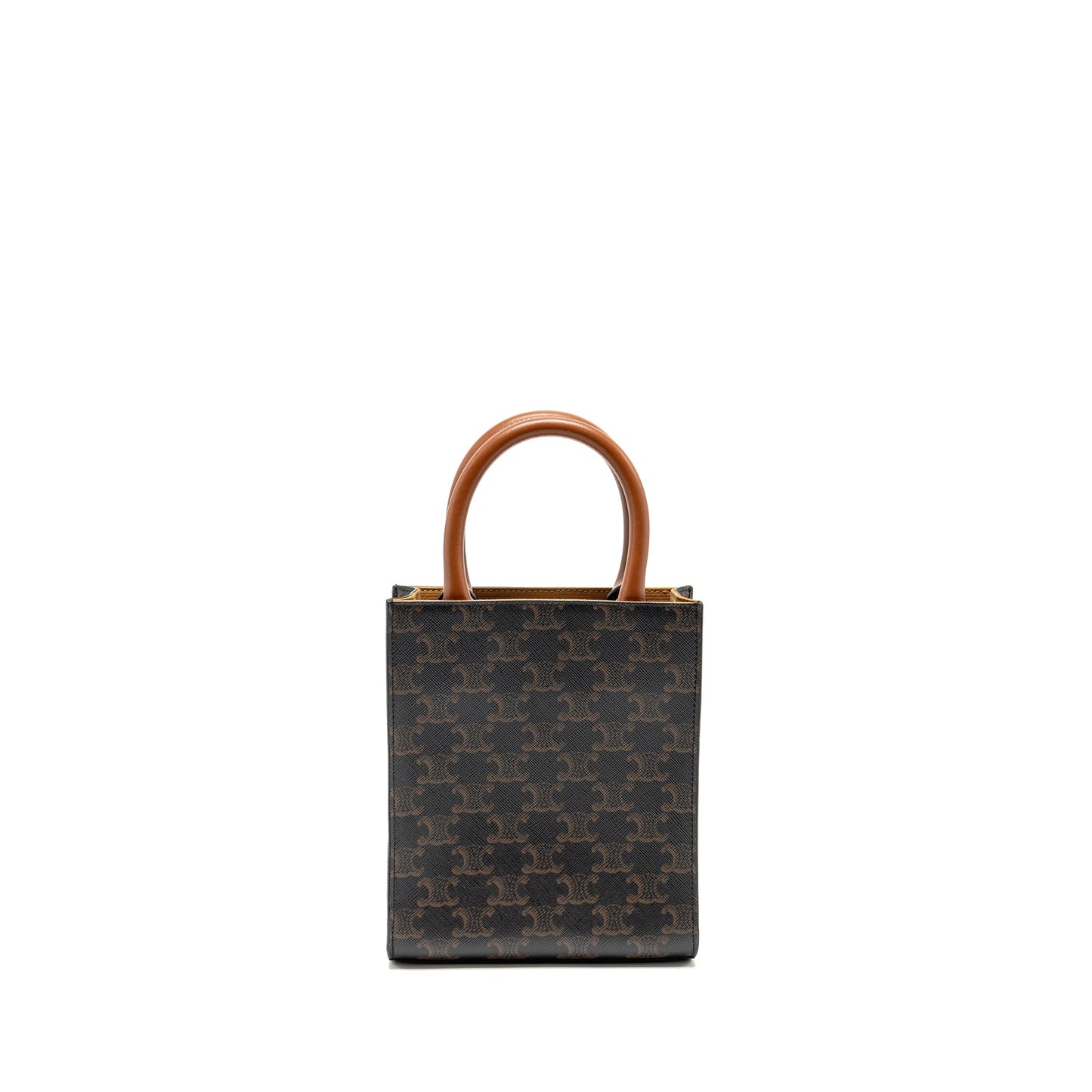 Celine Mini Vertical Cabas Triomphe Canvas