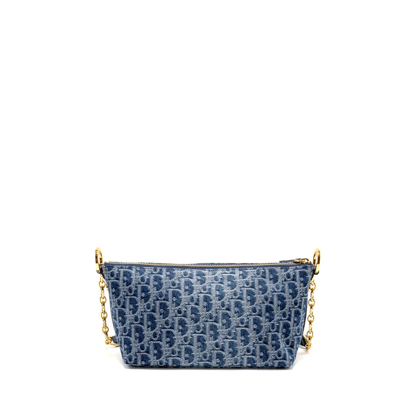 Dior DiorStar Oblique Hobo Purse Denim Blue