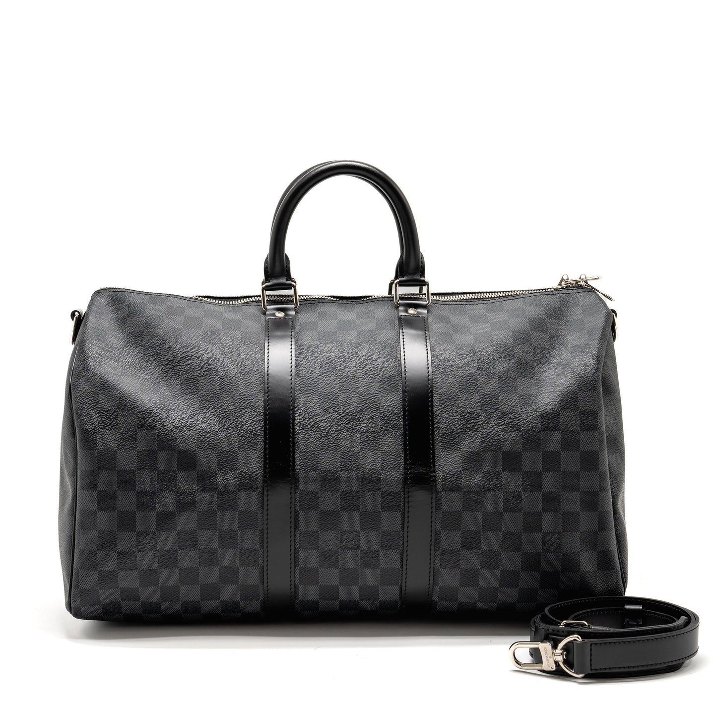 Louis Vuitton Keepall Bandouliere 45 Damier Graphite Canvas Black