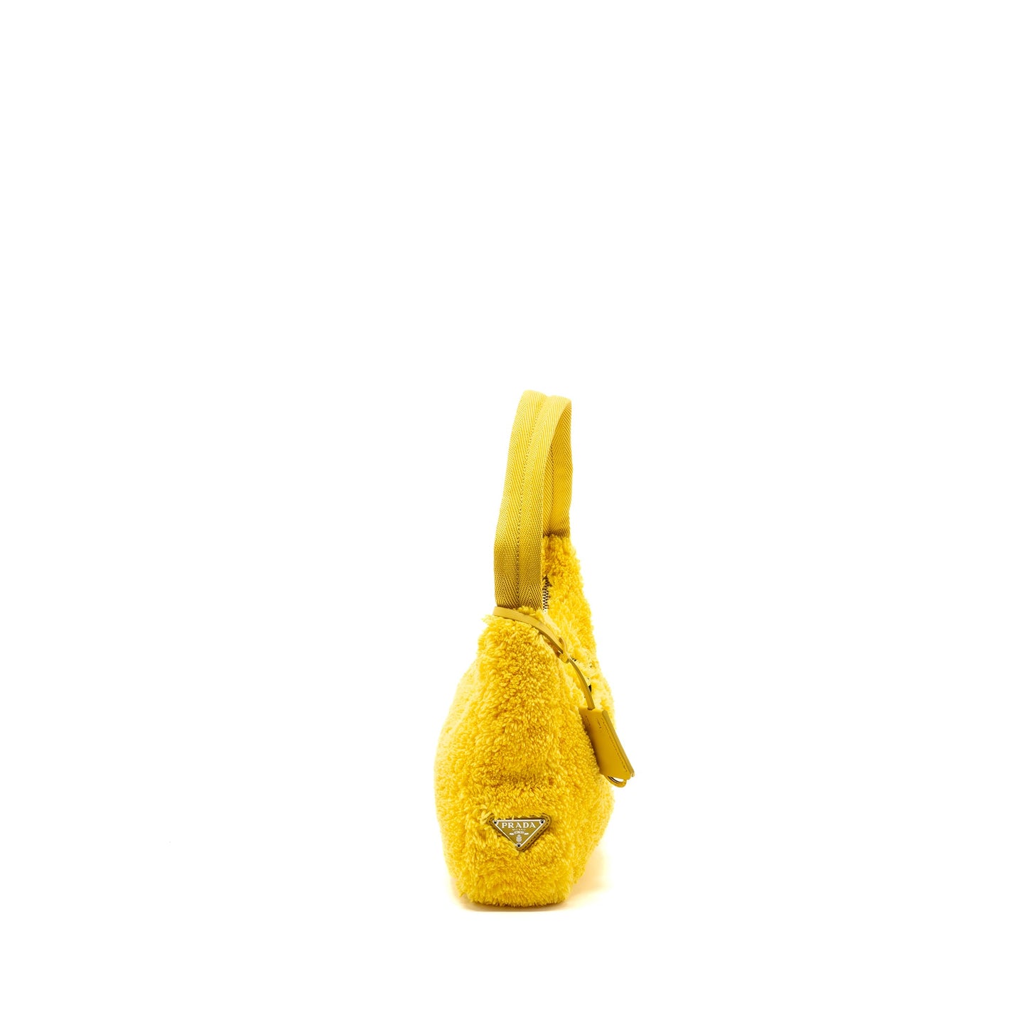 Prada re-edition 2000 terry mini Purse yellow