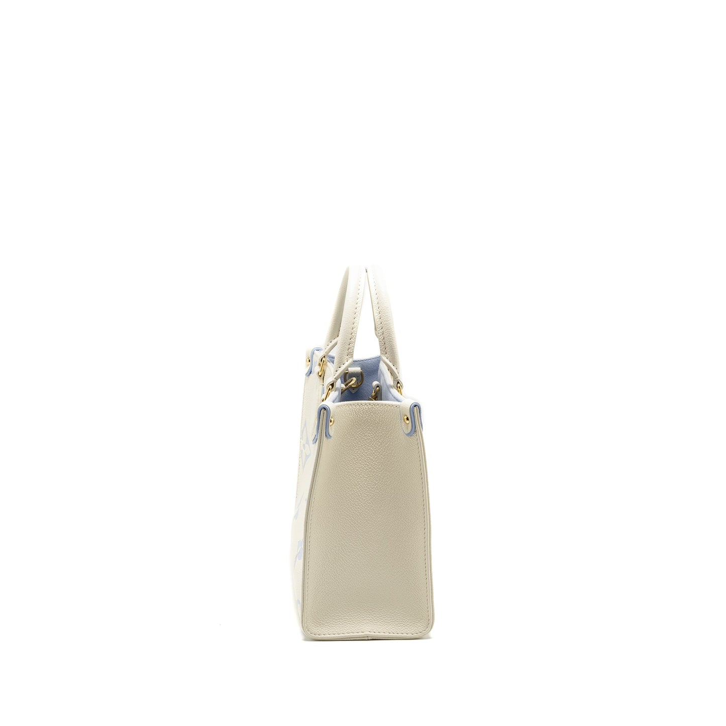 Louis Vuitton ONTHEGO Bicolour Monogram Empreinte Latte/Candy Blue
