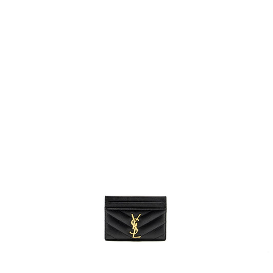 Saint Laurent Card Case calfskin black