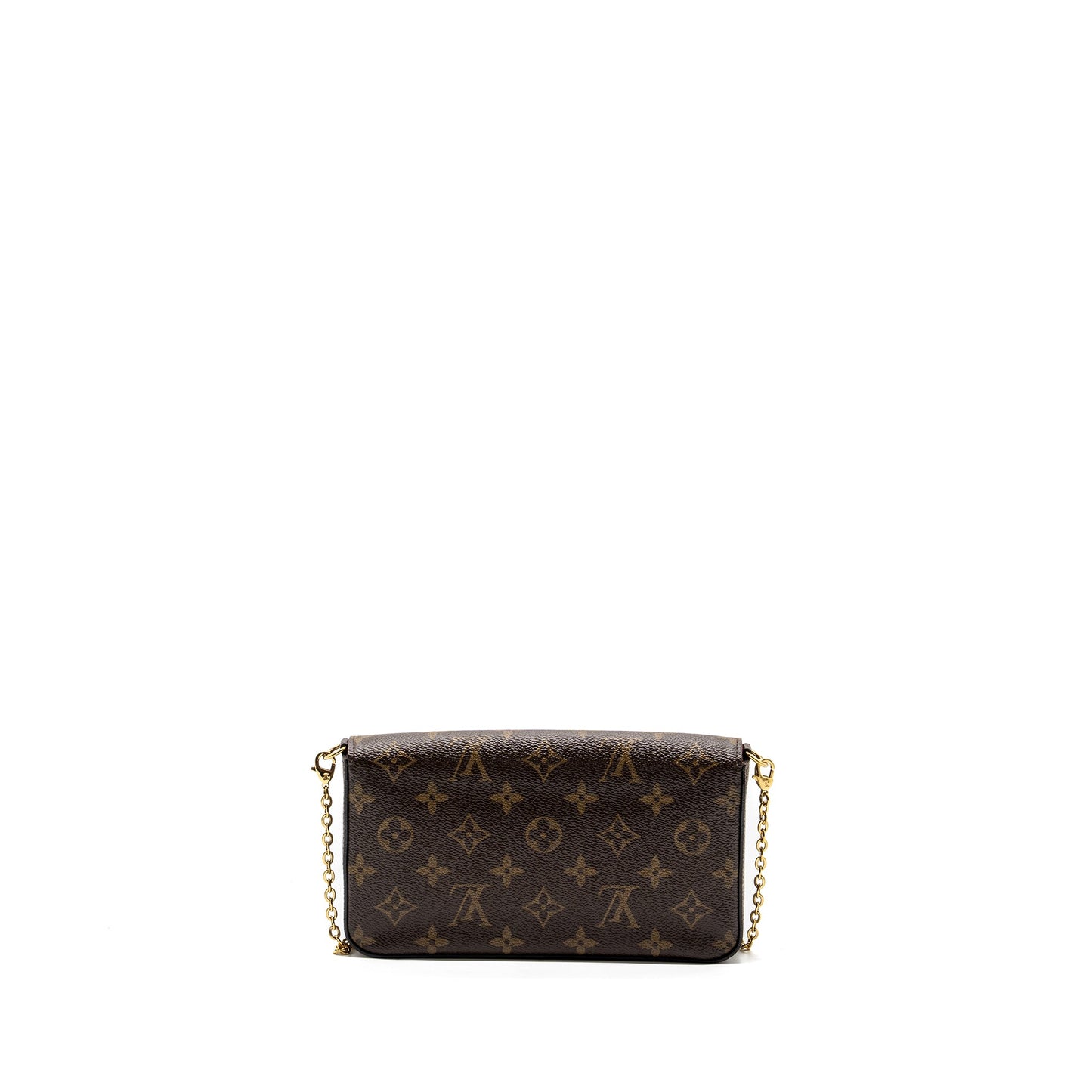 Louis Vuitton Felicie pochette monogram canvas / red