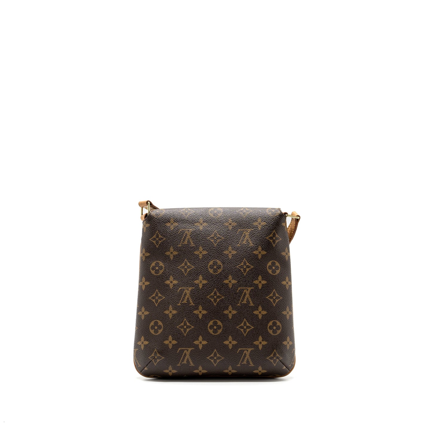 Louis Vuitton Vintage Vertical Crossbody Flap Purse Monogram Canvas