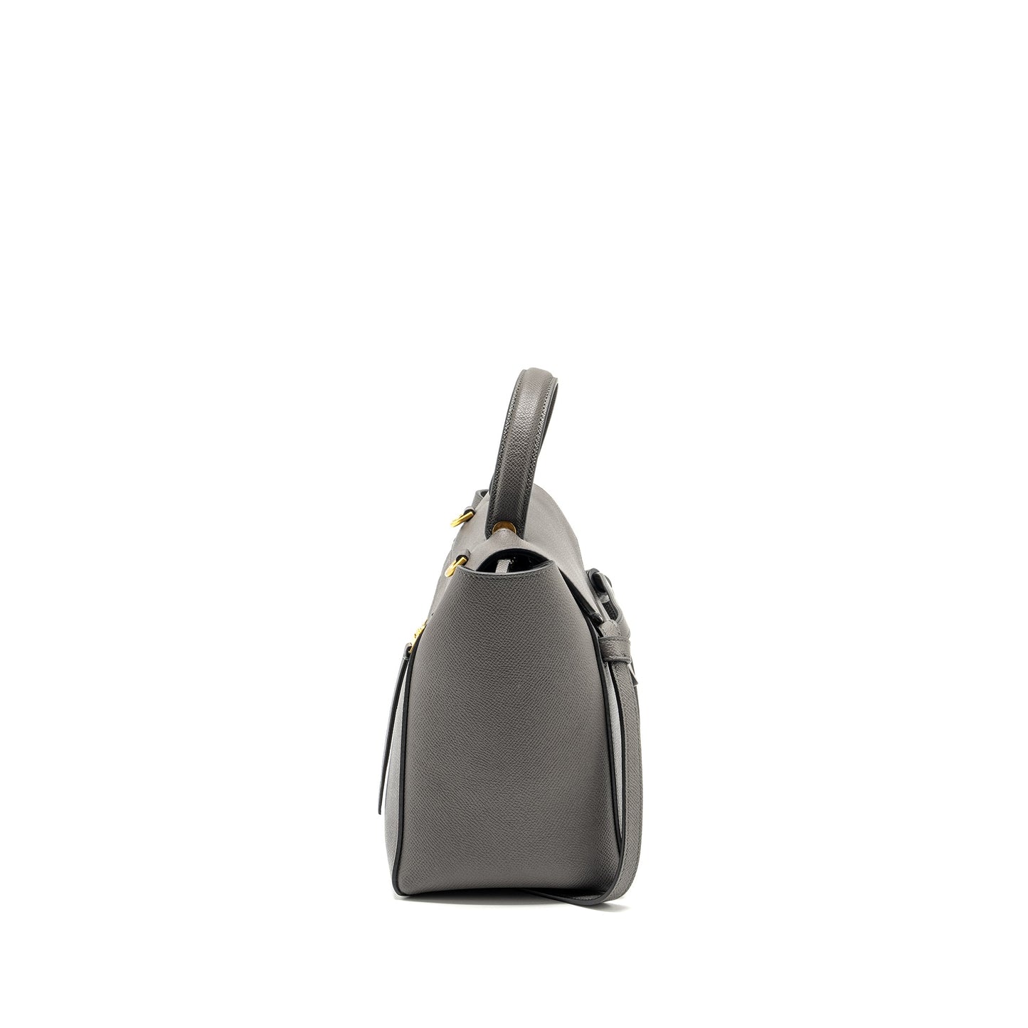 Celine Mini Belt Purse Grained Calfskin Grey
