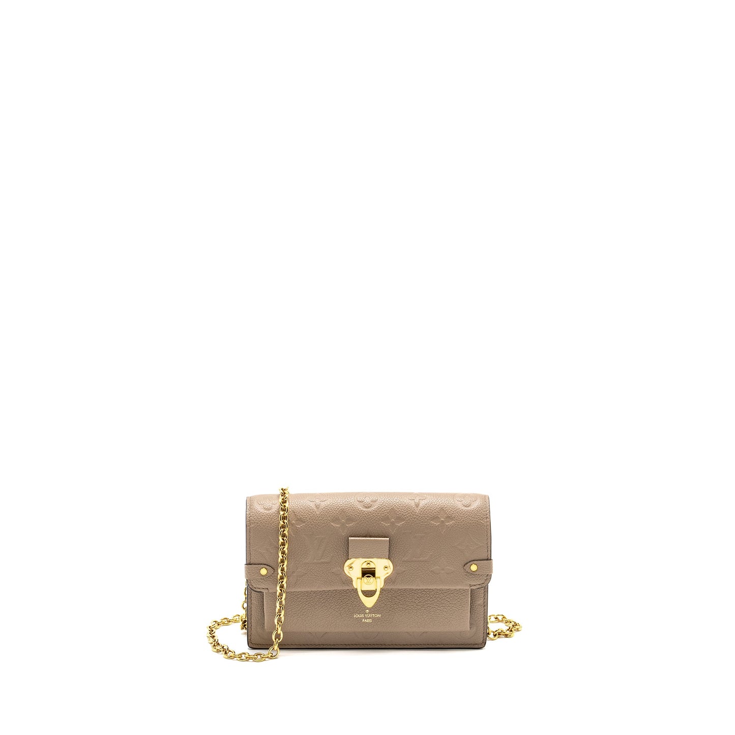 Louis Vuitton Vavin Chain Wallet Monogram Empreinte Grey