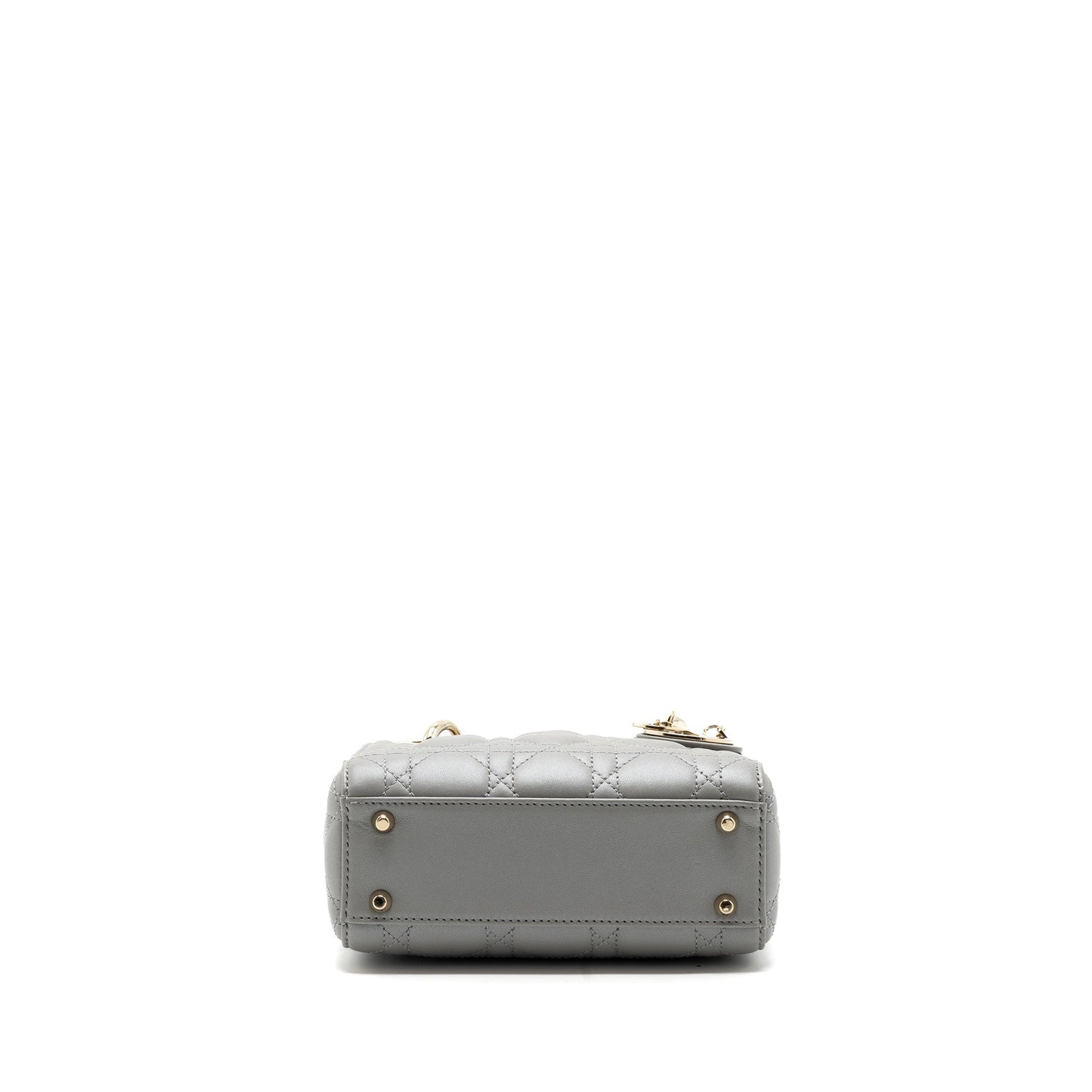 Dior Mini Lady Dior Lambskin Grey