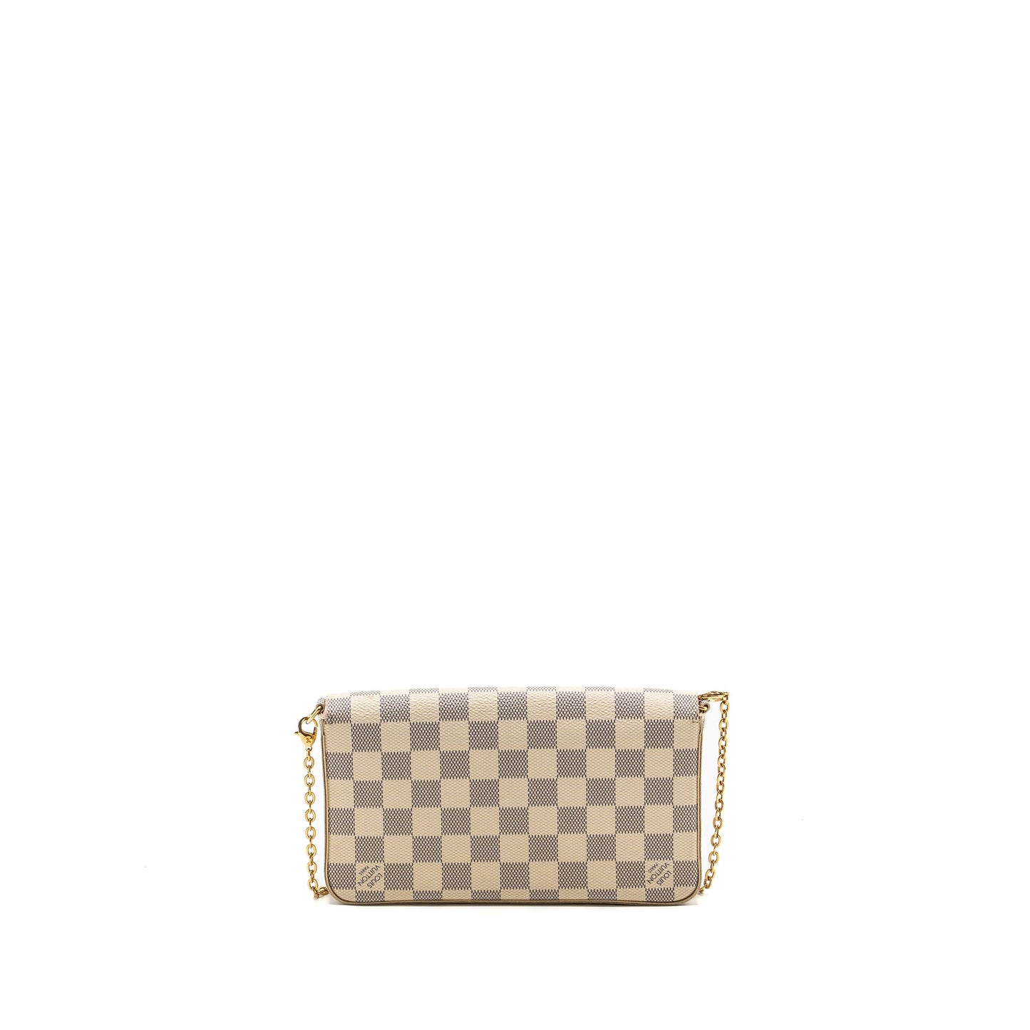 Louis Vuitton Felicie pochette damier azur canvas