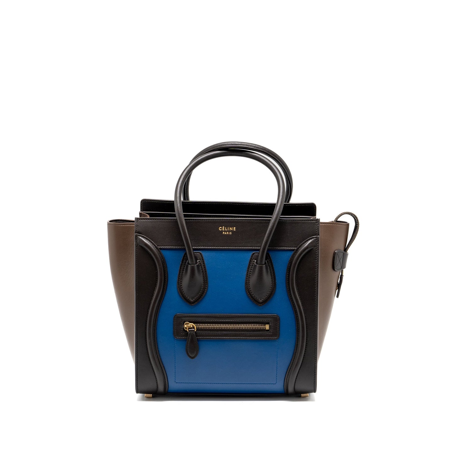 Celine Micro Luggage Purse Calfskin Multicolour