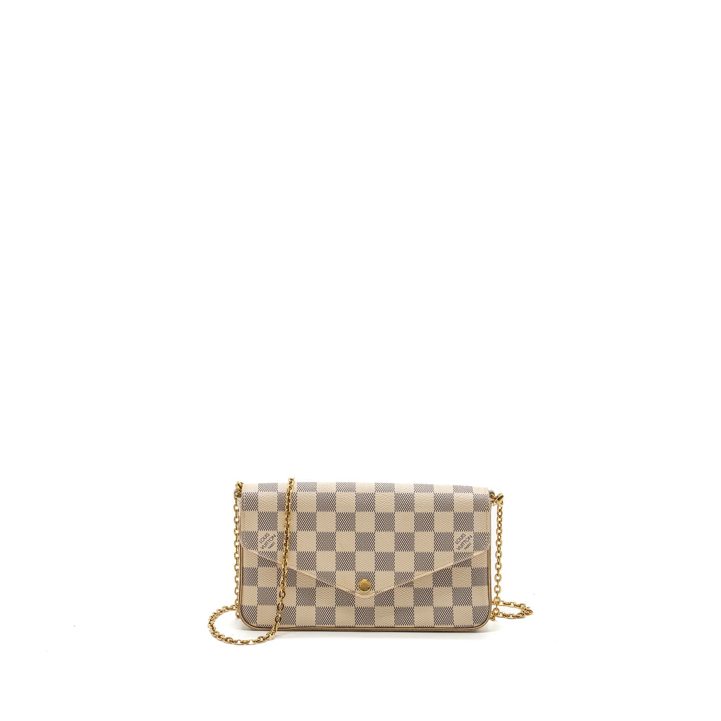 Louis Vuitton Felicie pochette damier azur canvas