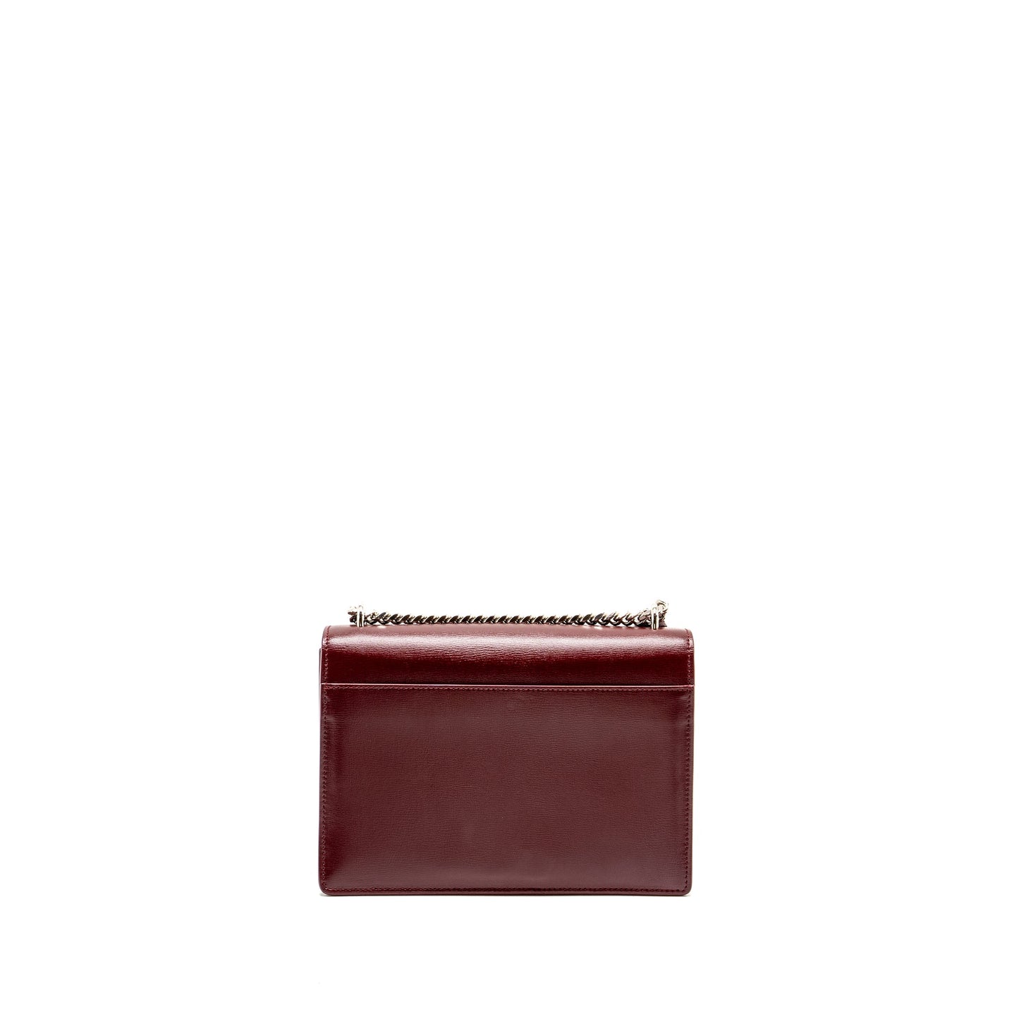 Saint Laurent/ Sunset Purse Calfskin Burgundy