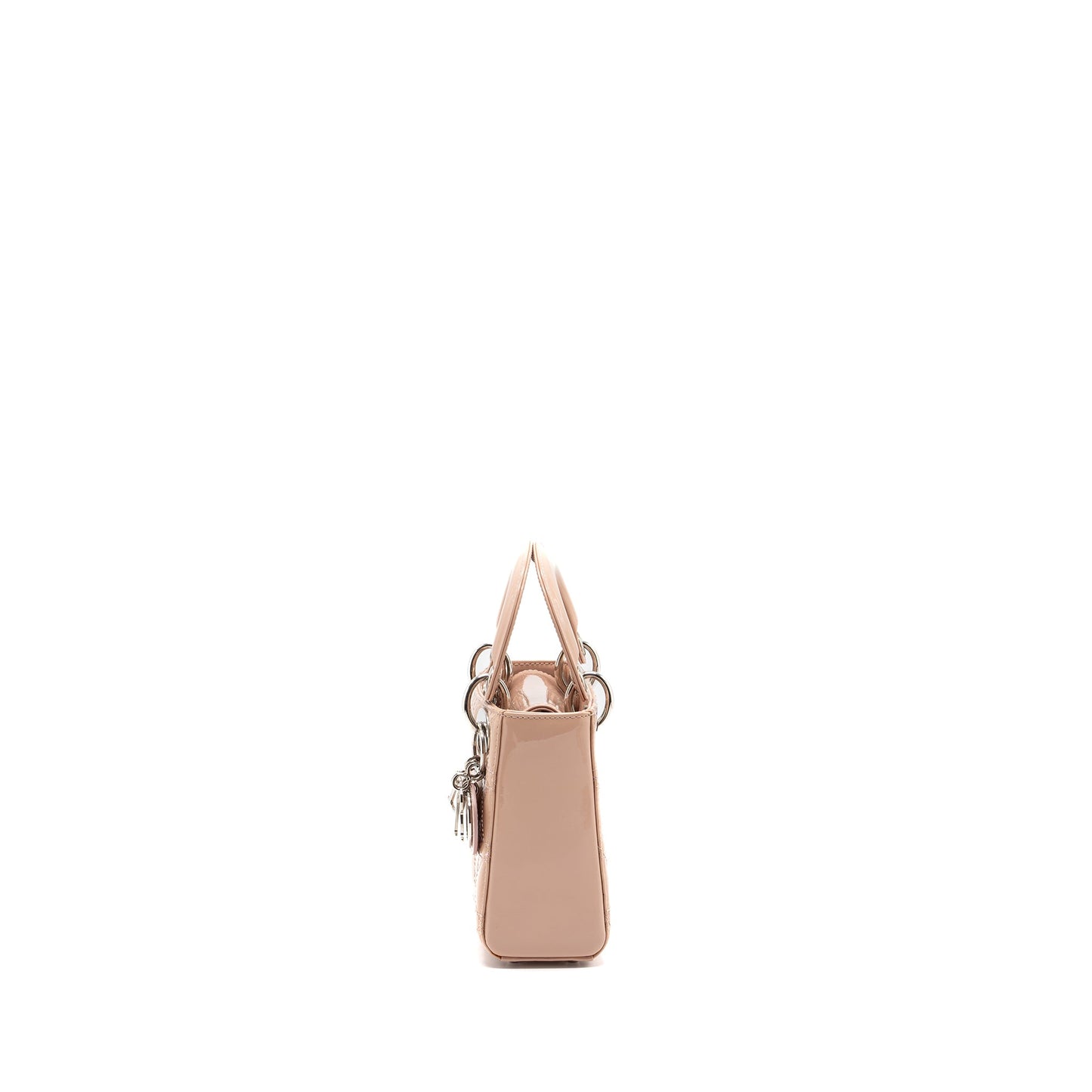Dior Mini Lady Dior Patent Leather Light Pink