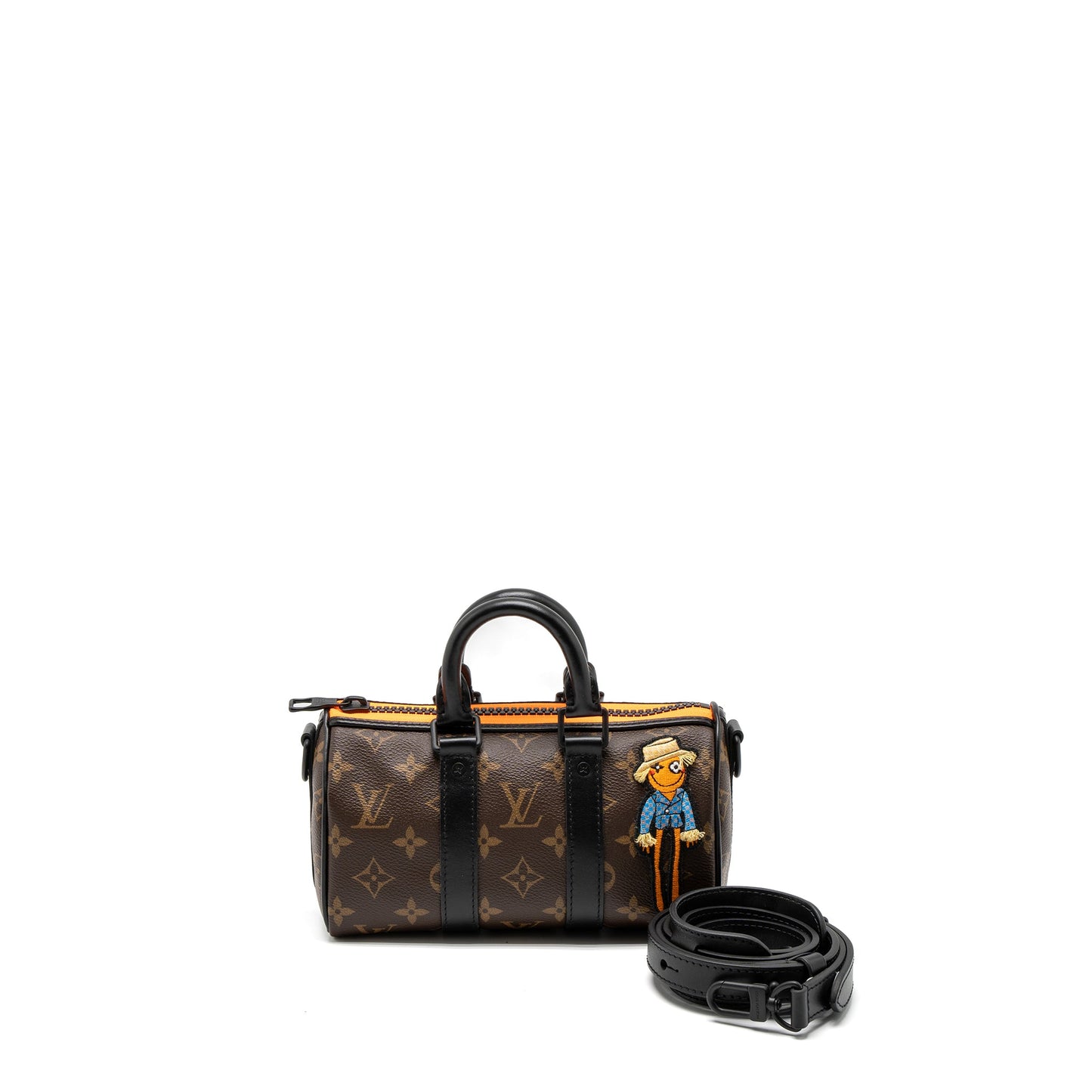 Louis Vuitton Keepall Zoom with Friends Monogram Canvas Black Hardware (New Version)