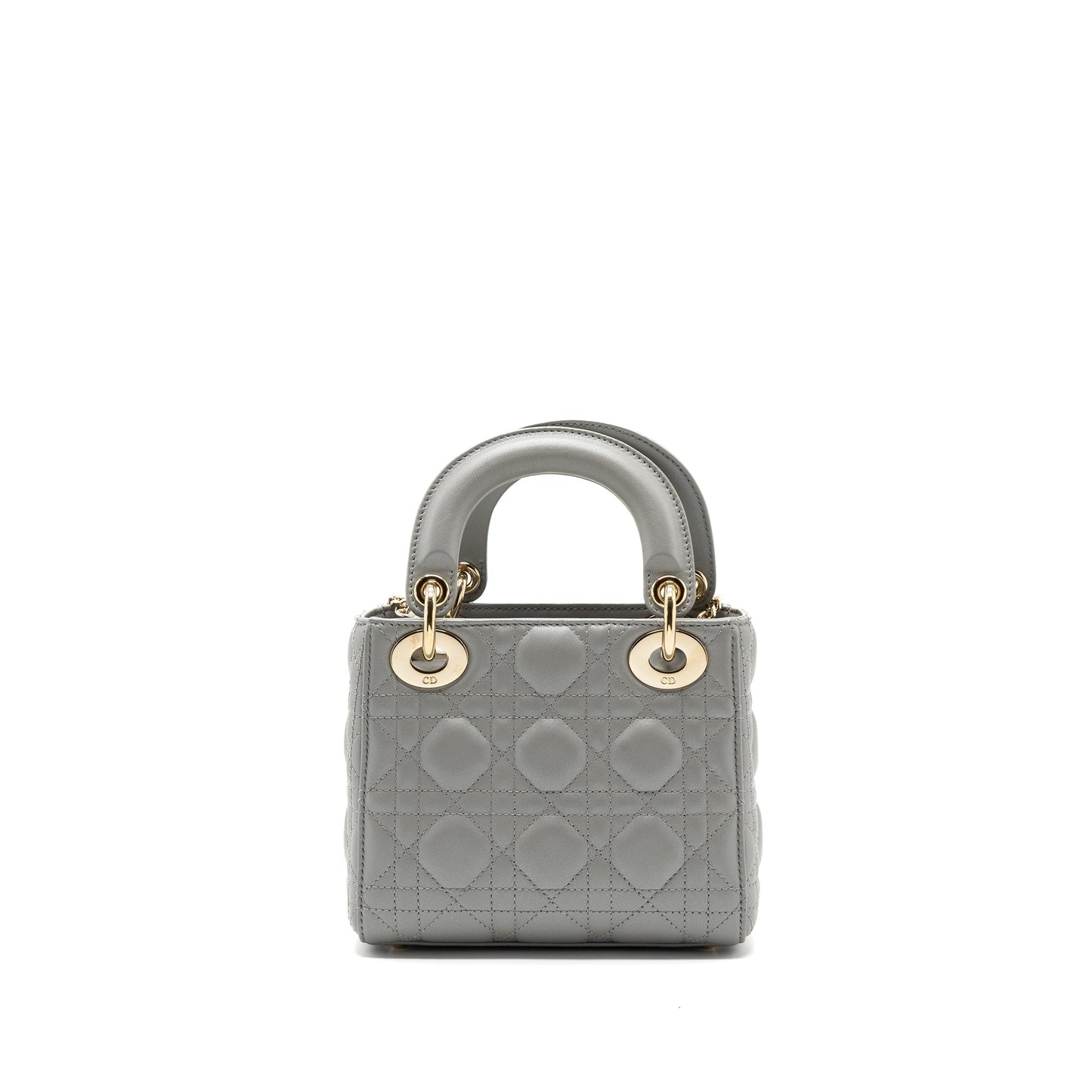 Dior Mini Lady Dior Lambskin Grey