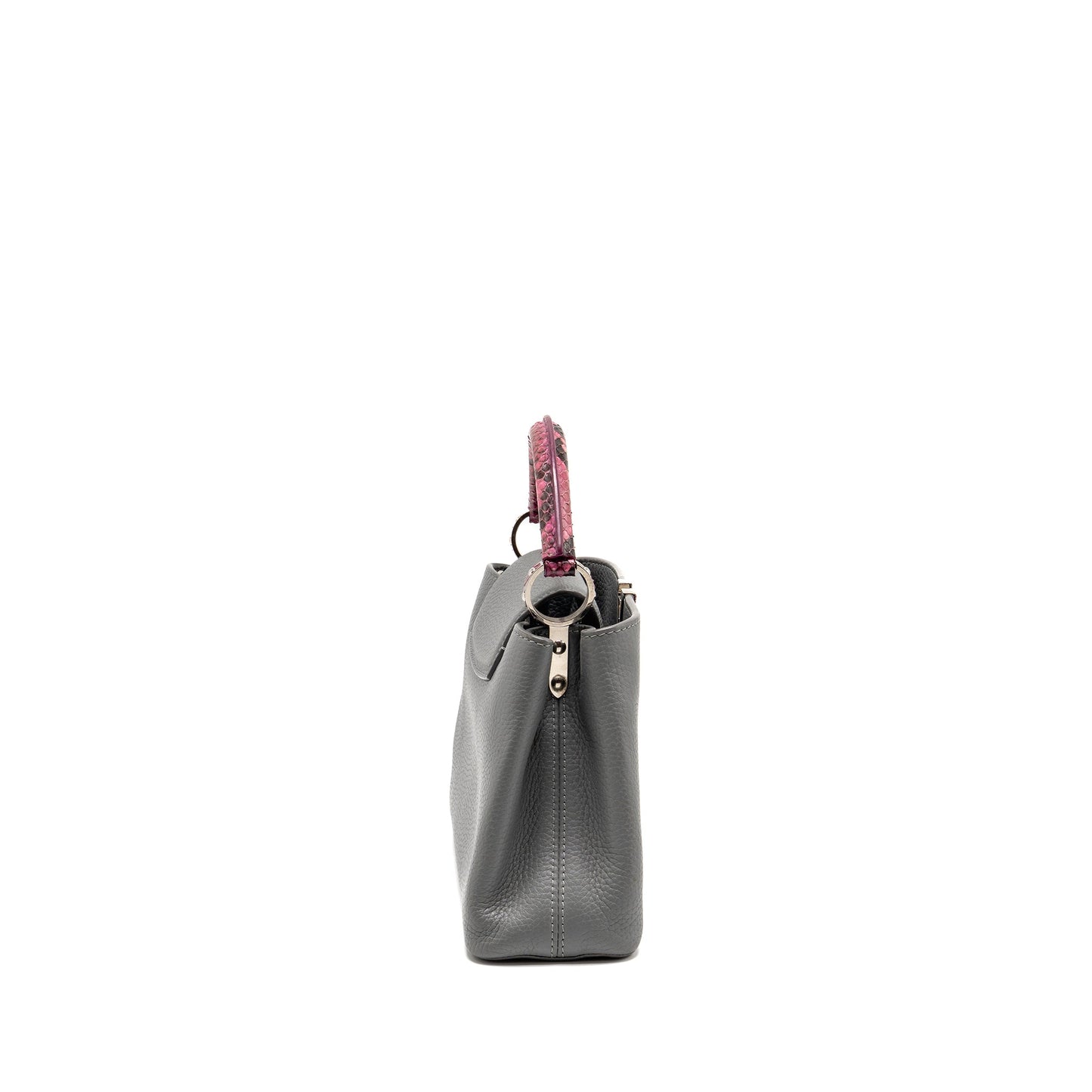 Louis Vuitton Capucine Python/Taurillon Leather Grey