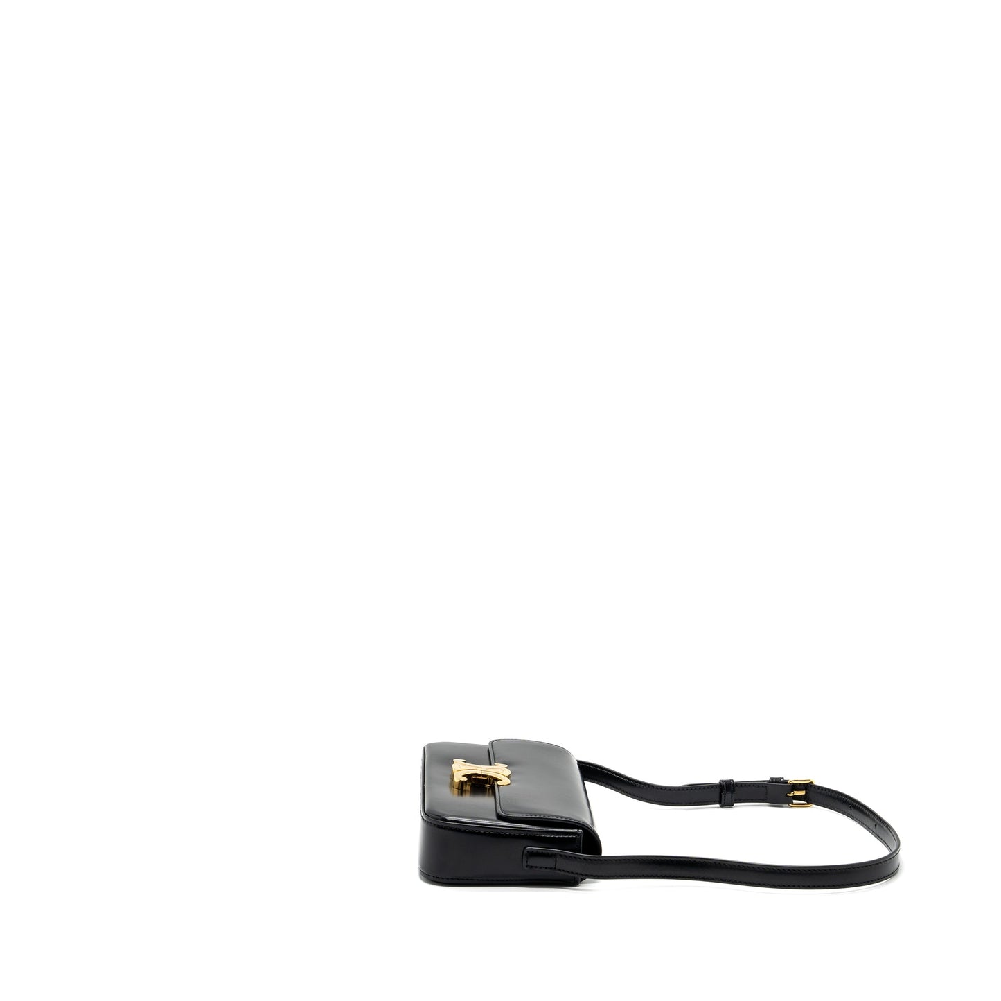 Celine Triomphe Mini Purse calfskin black