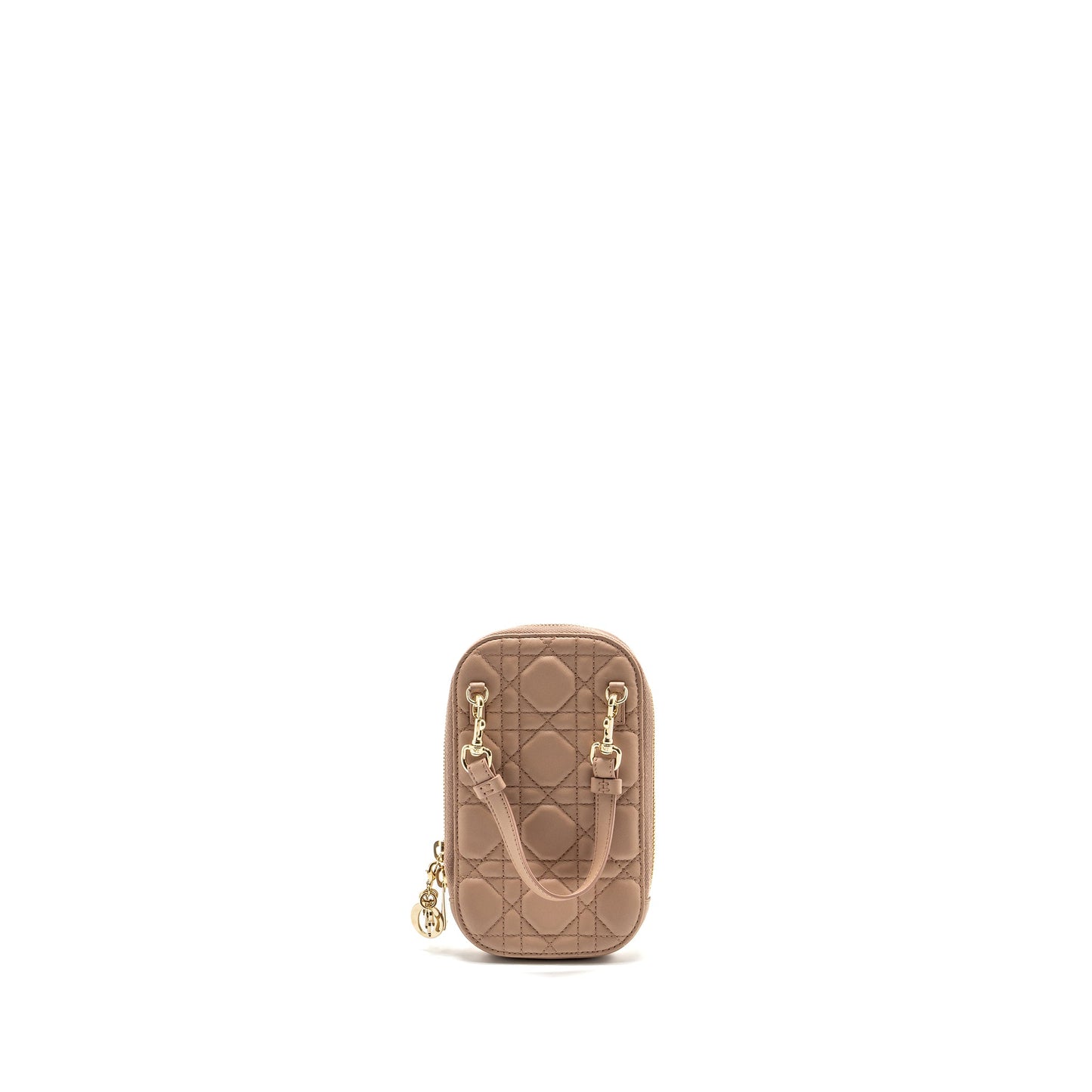 Dior Lady Dior Call'in Dior Phone Holder Lambskin dusty pink