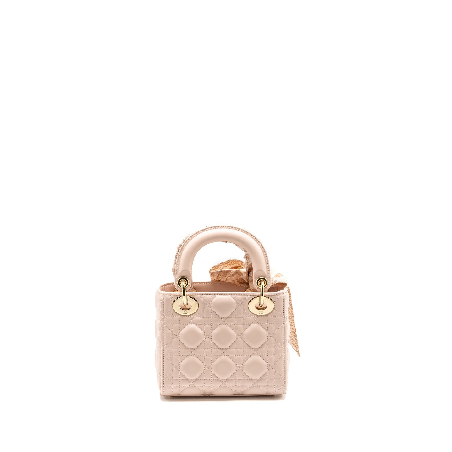Dior Mini Lady Dior Lambskin Powder Pink