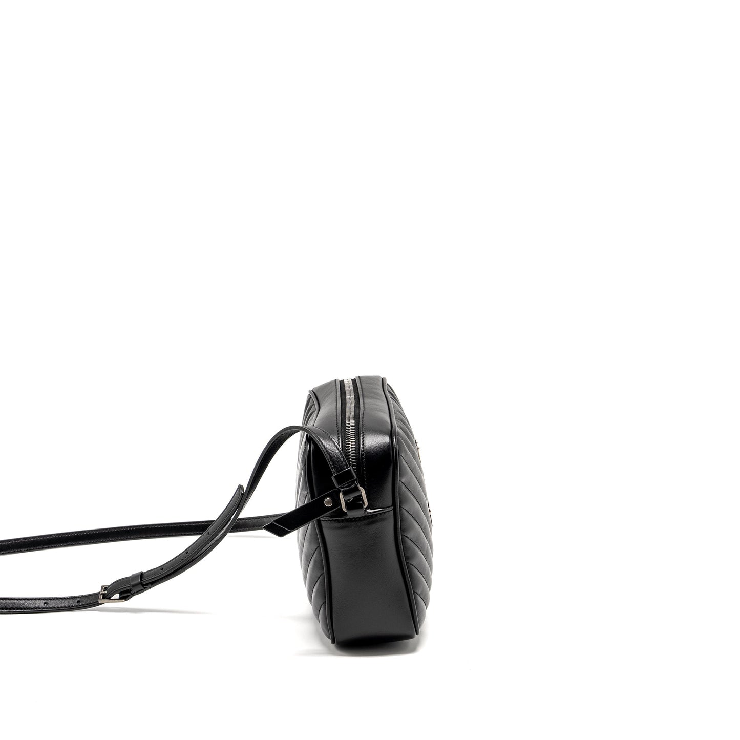 Saint Laurent Lou Camera Purse calfskin black ruthenium