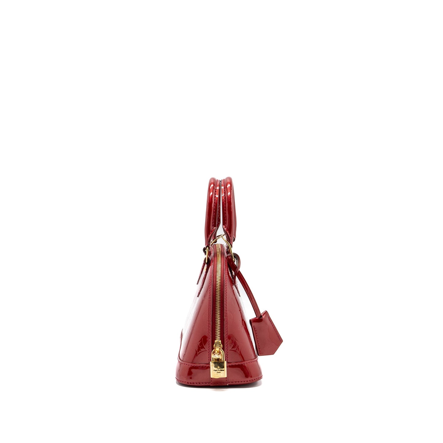 Louis Vuitton Alma Patent Red