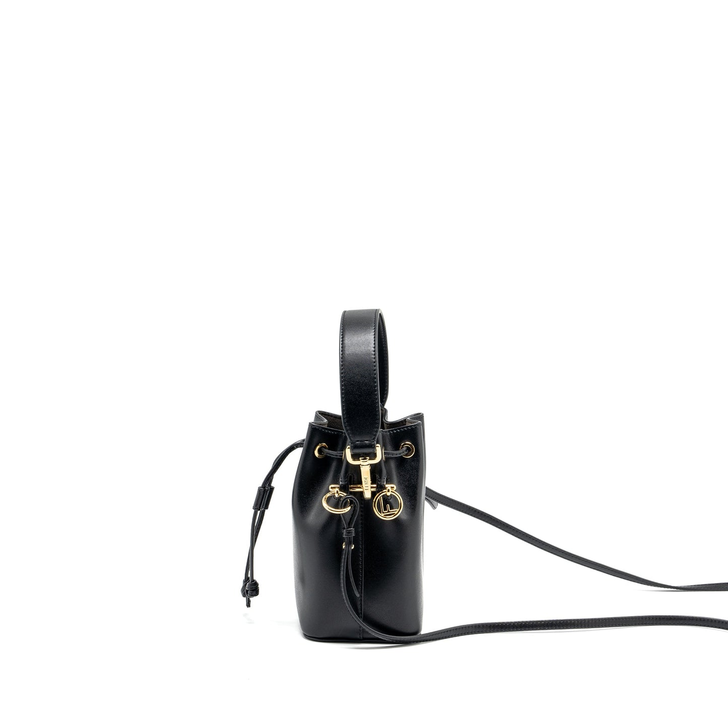 Fendi Mini Mon Tresor bucket Purse calfskin black