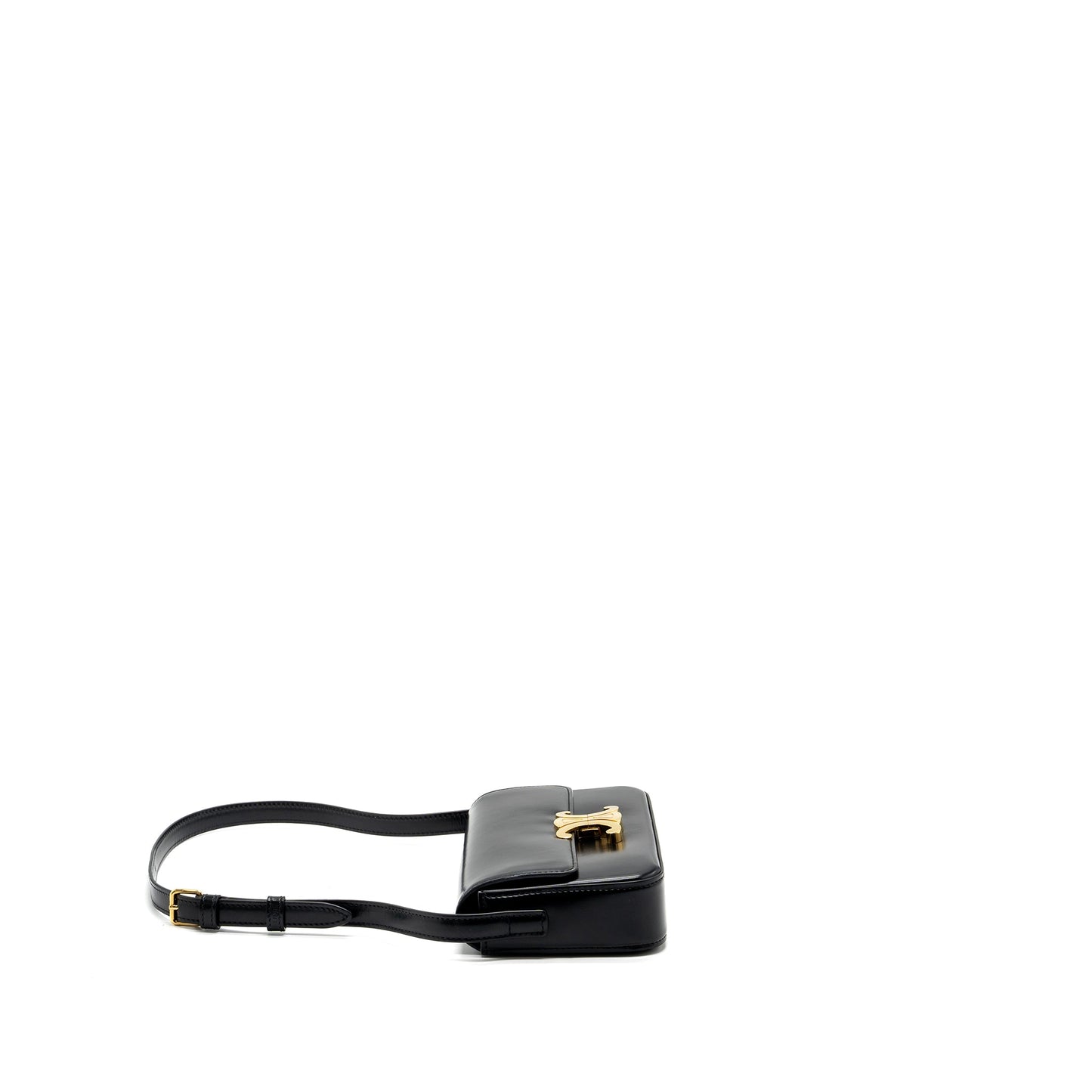 Celine Triomphe Mini Purse calfskin black