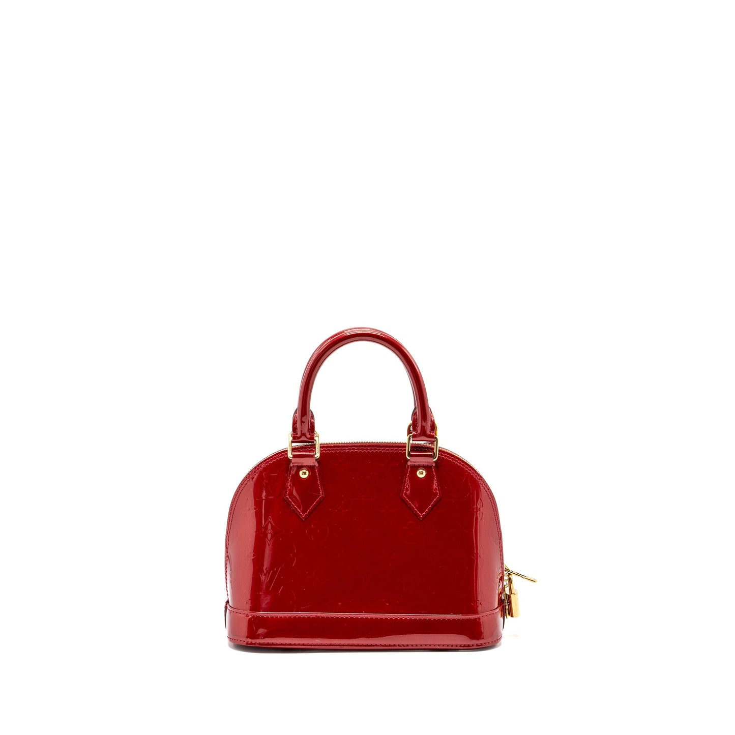 Louis Vuitton Alma Patent Red