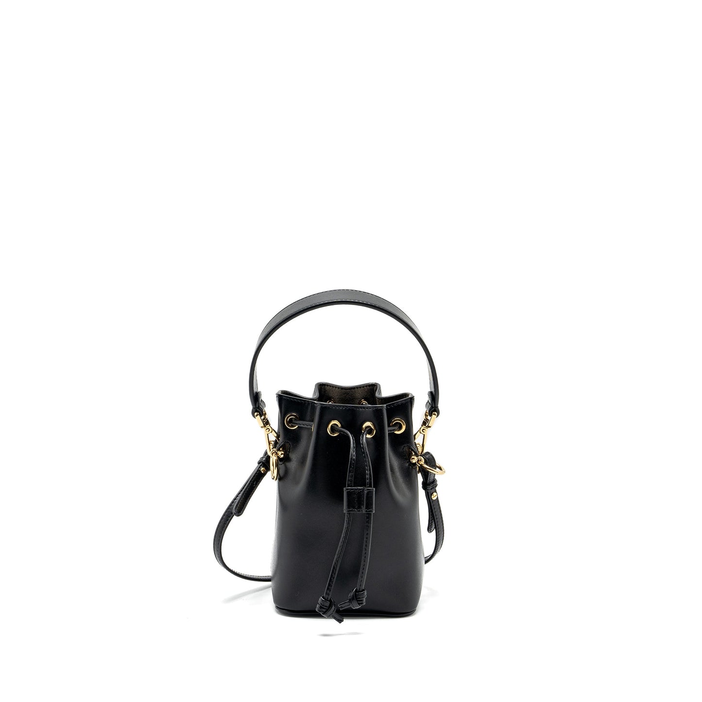 Fendi Mini Mon Tresor bucket Purse calfskin black