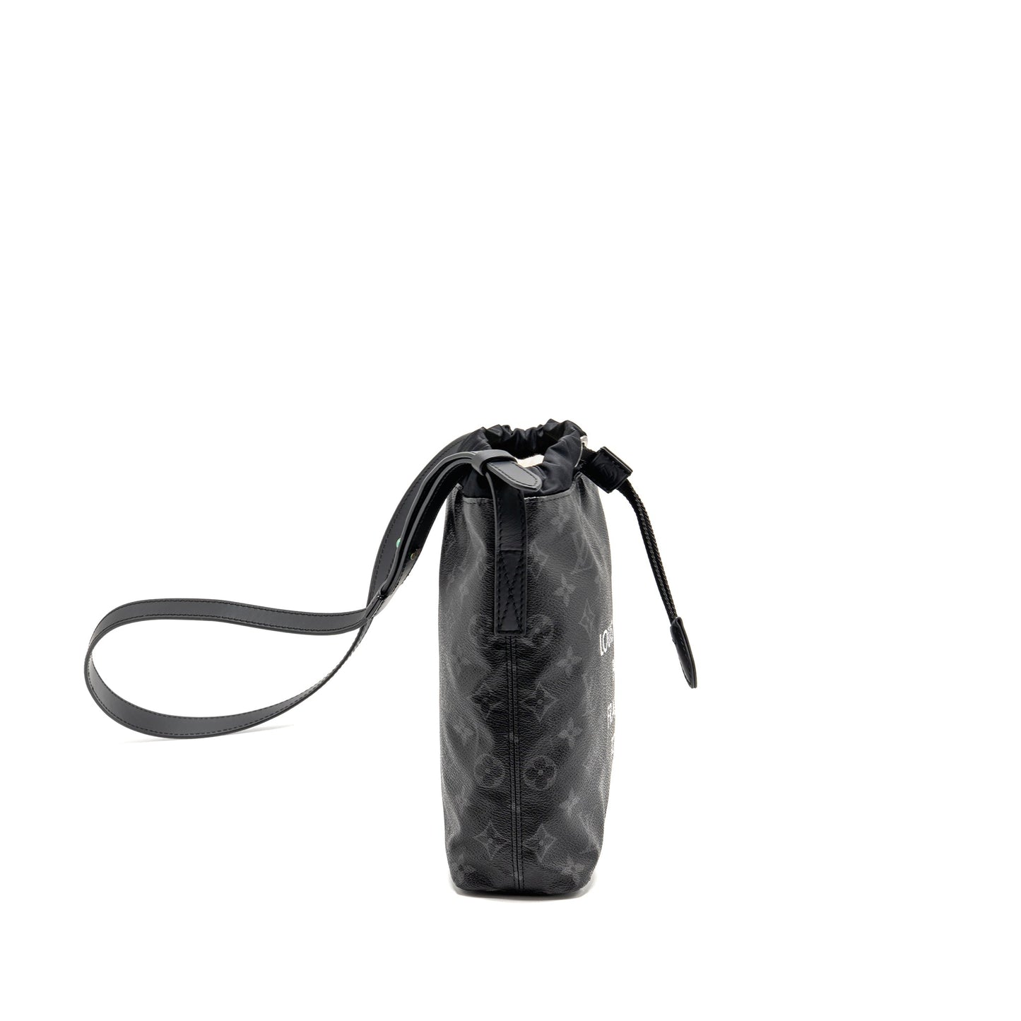 Louis Vuitton Monogram Eclipse Fragment Nano Purse Canvas Black