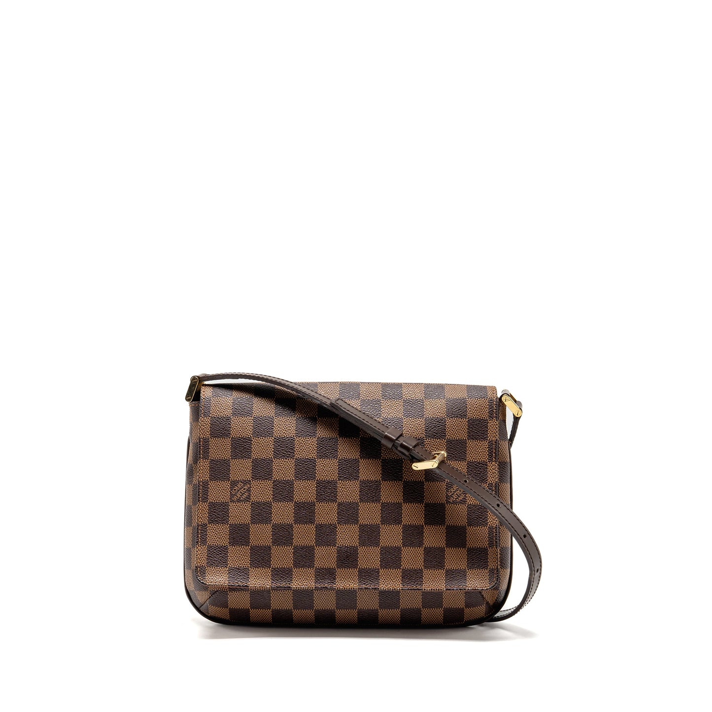 Louis Vuitton Vintage Musette Tango Damier Ebene Canvas