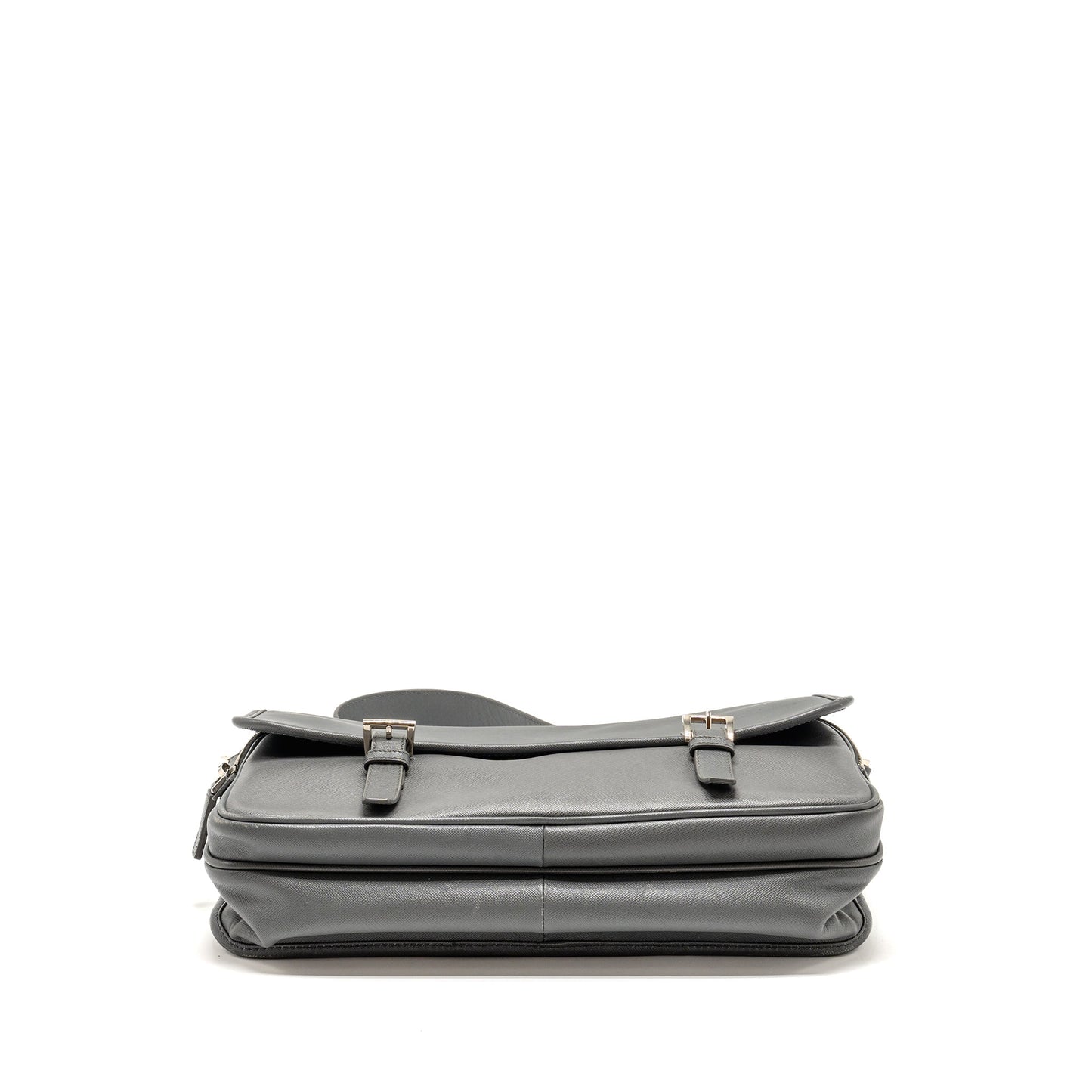 Prada flap messanger Purse caviar grey
