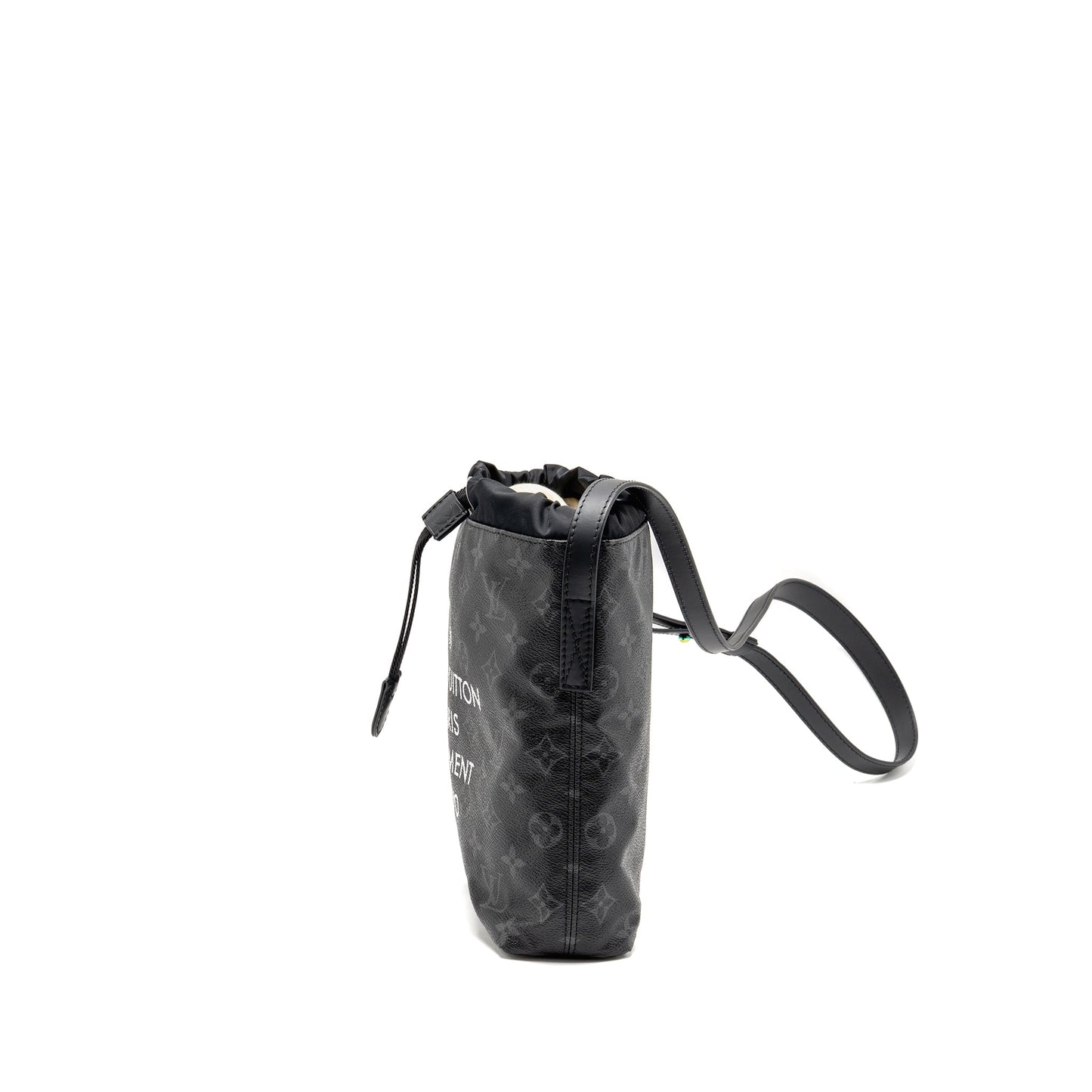 Louis Vuitton Monogram Eclipse Fragment Nano Purse Canvas Black