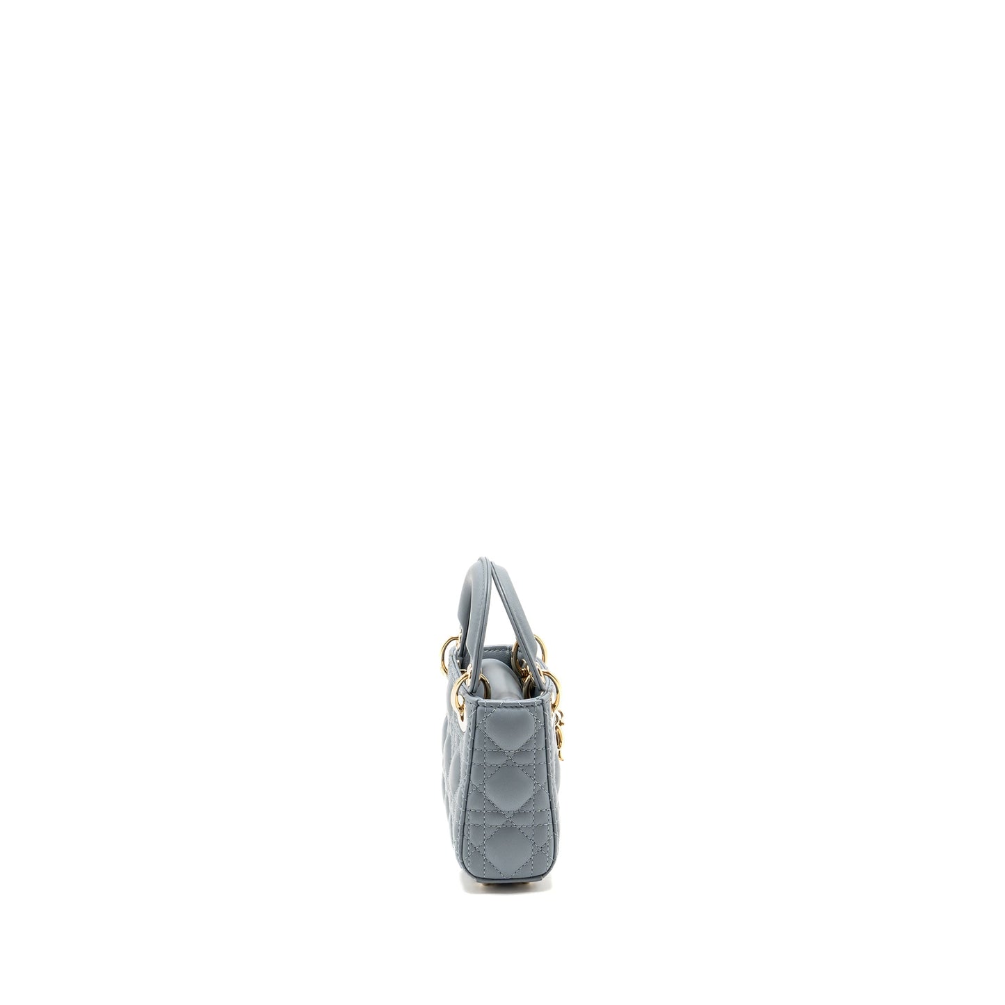Dior Micro Lady Dior Lambskin Grey