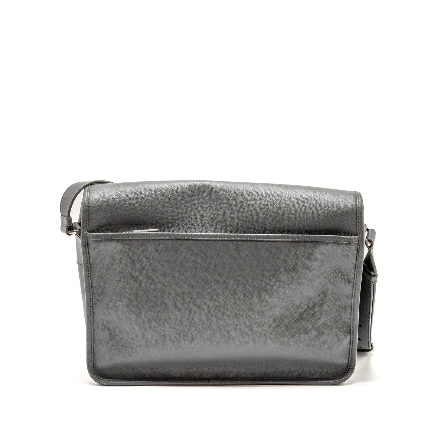 Prada flap messanger Purse caviar grey