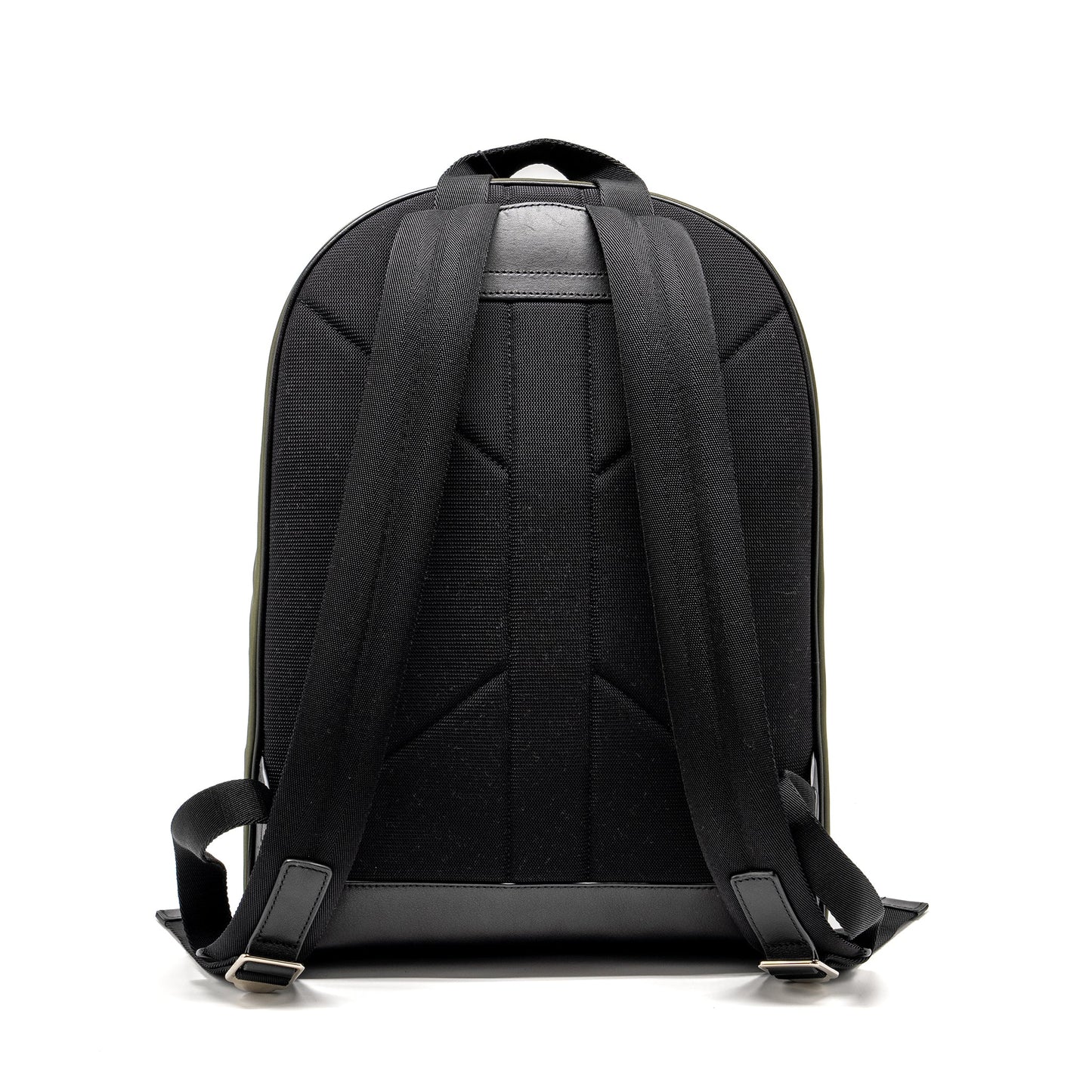 Burberry Logo / Icon Stripe Backpack Nylon Dark Green/Multicolour