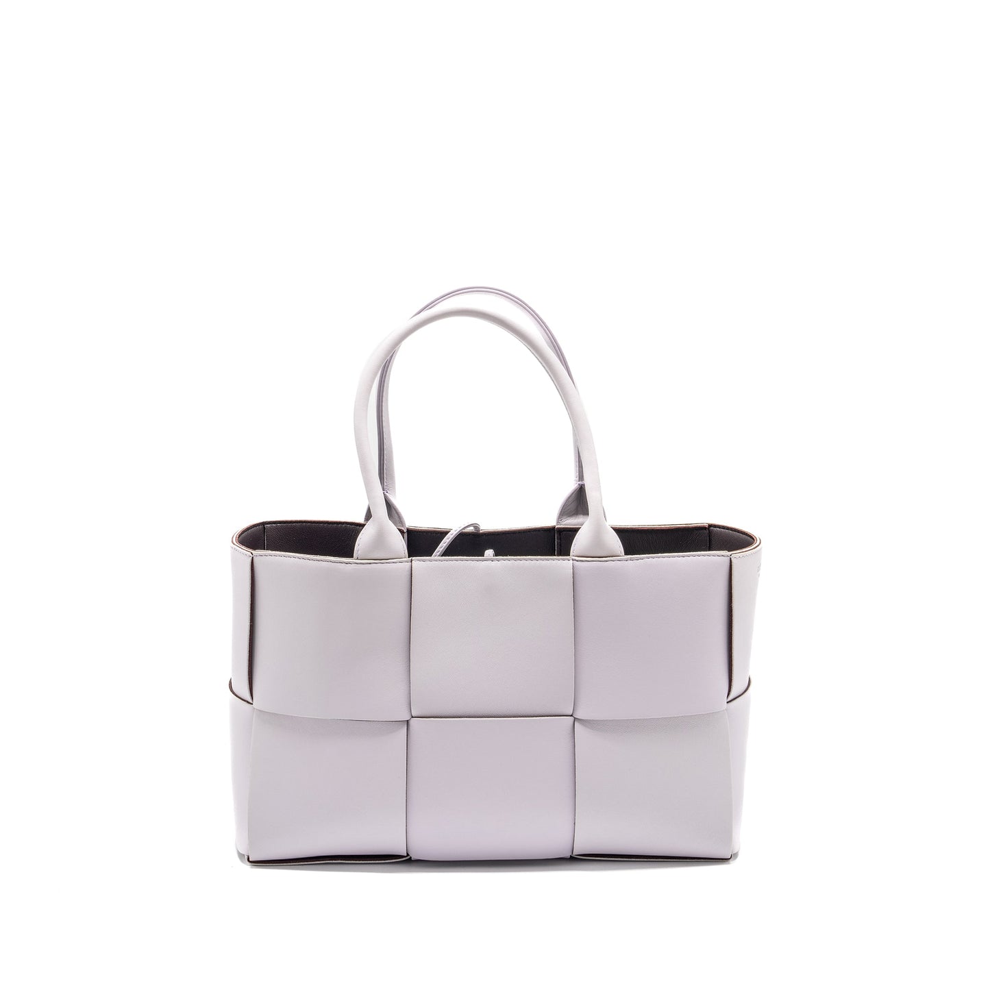 Bottega Veneta Small Arco Tote Purse Leather Light Purple