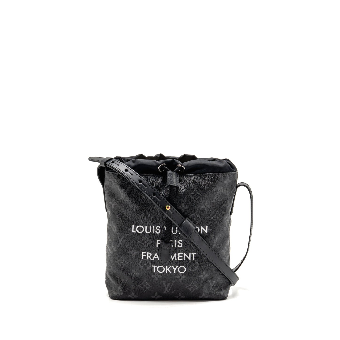 Louis Vuitton Monogram Eclipse Fragment Nano Purse Canvas Black