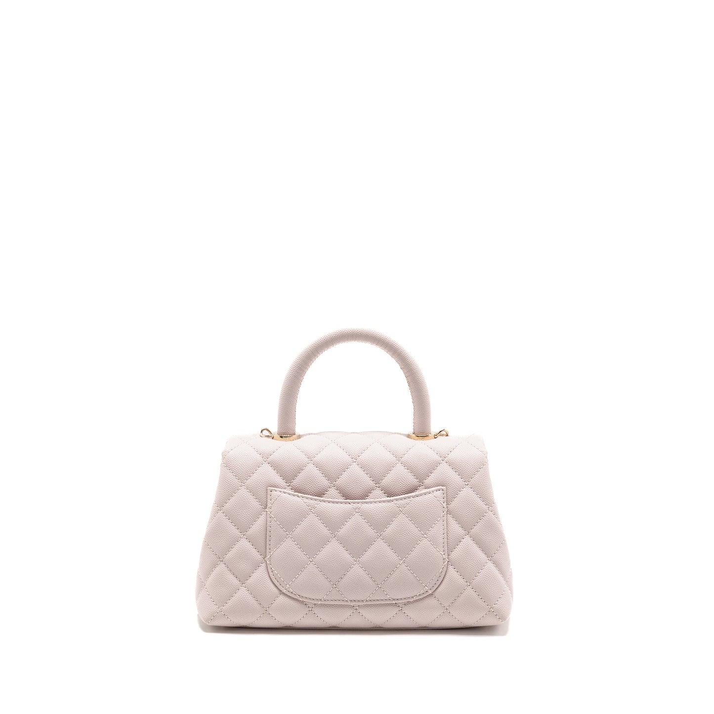 Chanel Small Coco handle caviar light pink LGHW