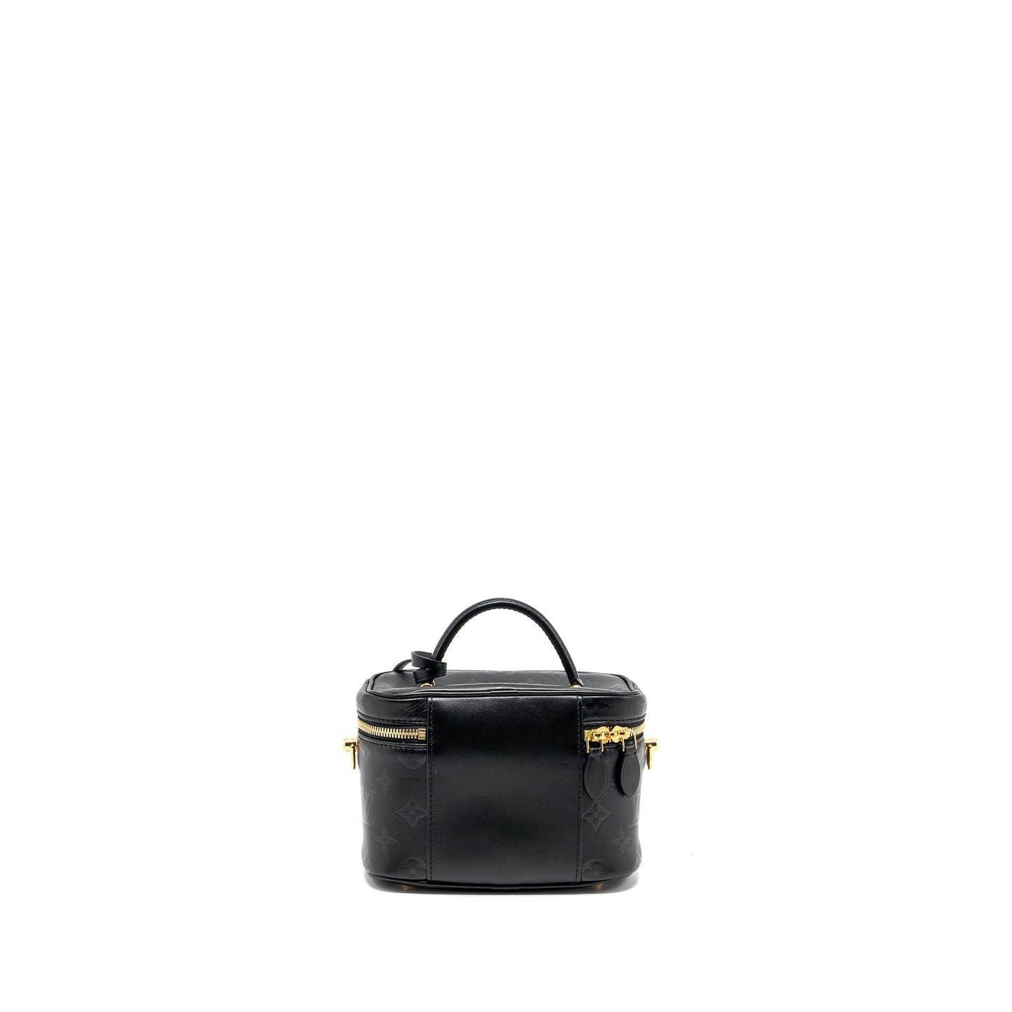 Louis Vuitton vanity case pm monogram lambskin black